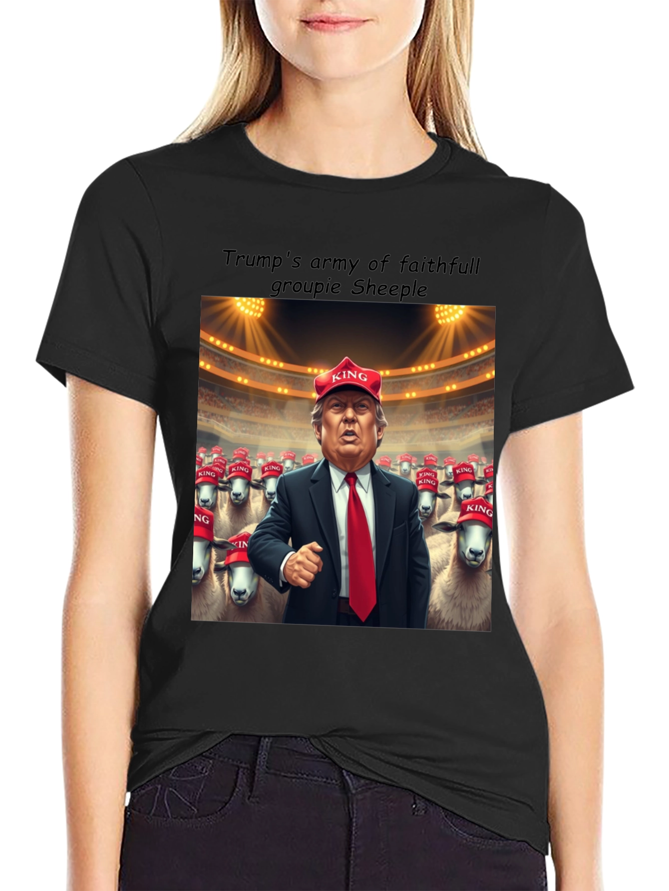 Trump Army Sheeple Graphic T-Shirt