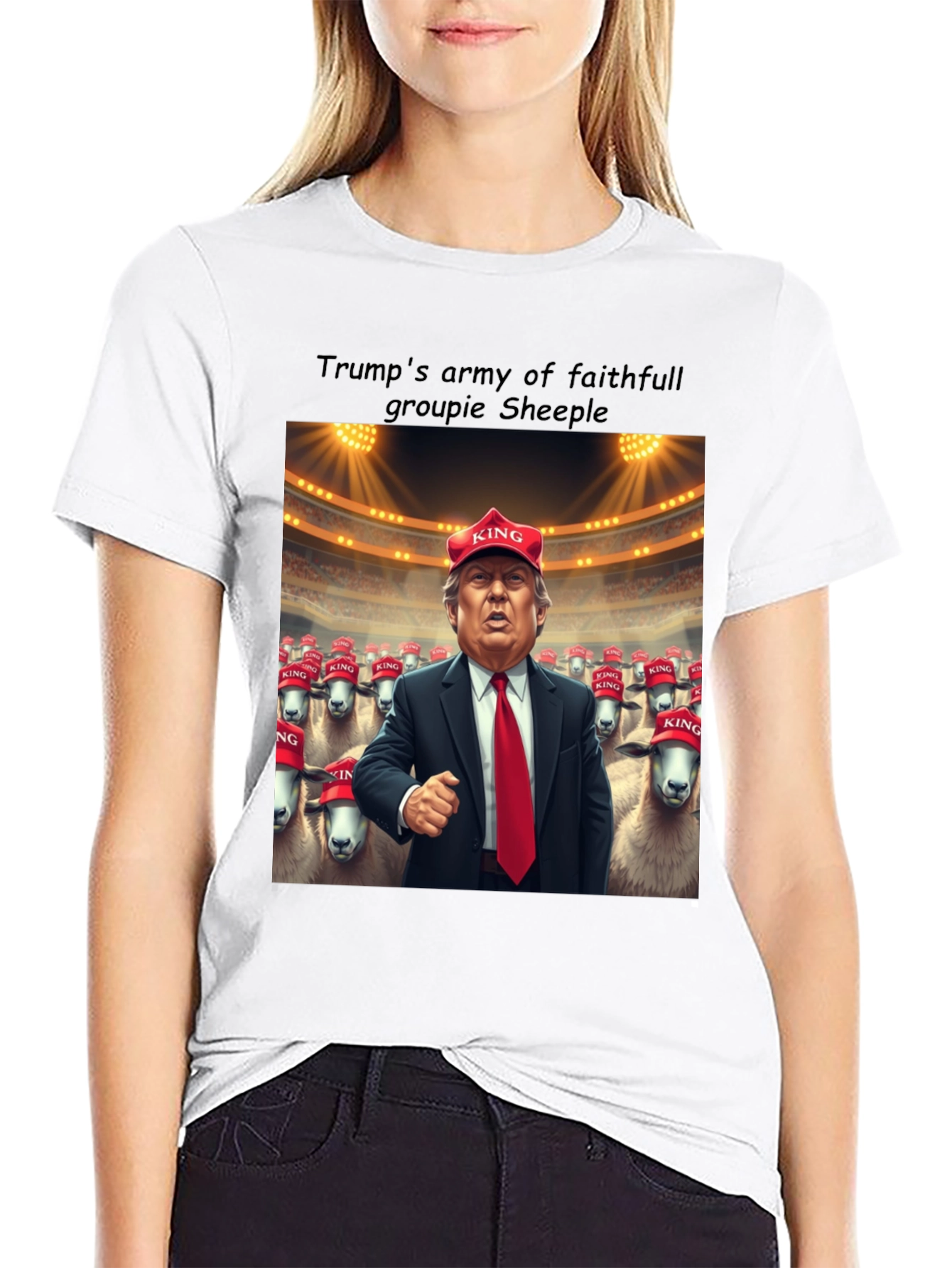 Trump Army Sheeple Graphic T-Shirt