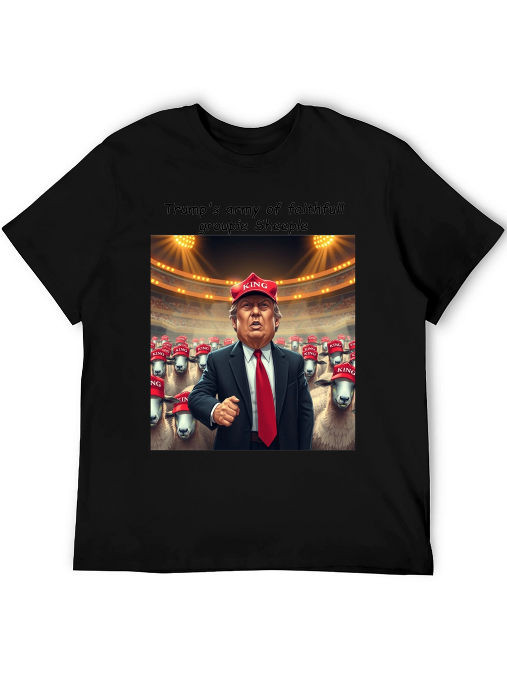 Trump Army Sheeple Graphic T-Shirt