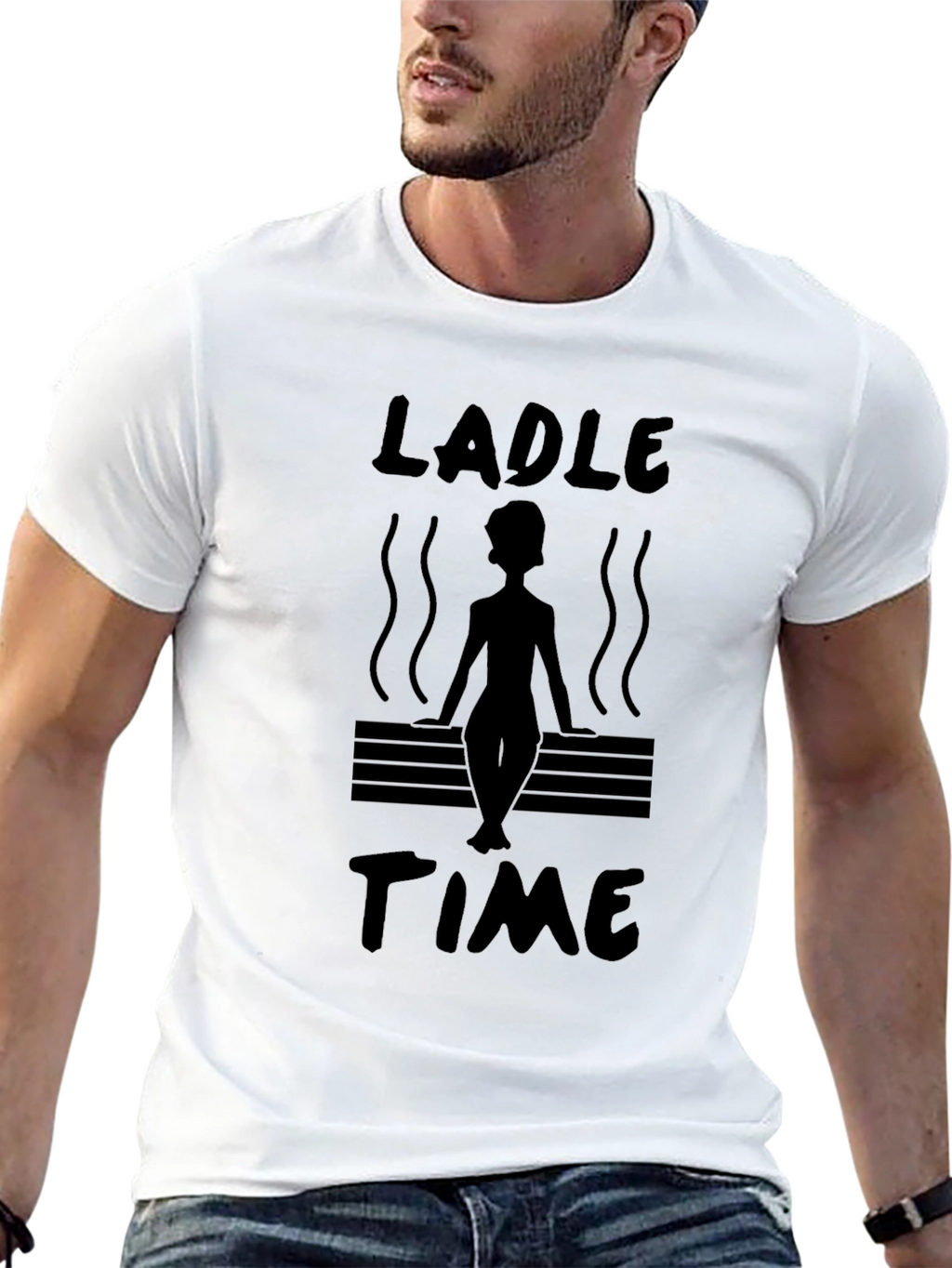 Ladle Time T-Shirt - Sauna Relaxation
