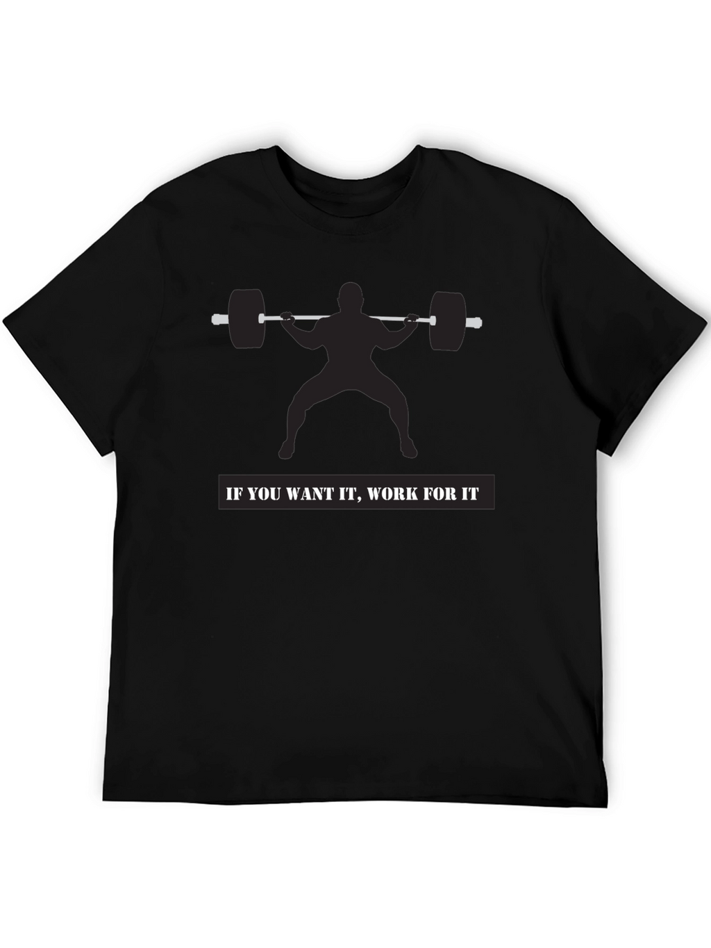 Motivational Workout Shirt - Squat Design