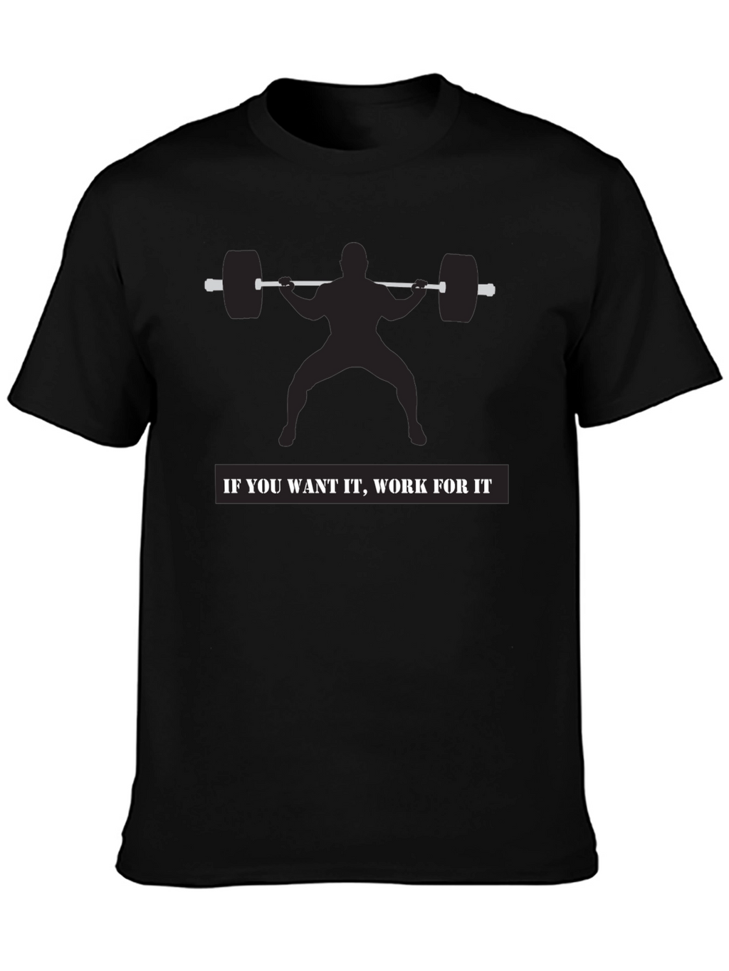 Motivational Workout Shirt - Squat Design