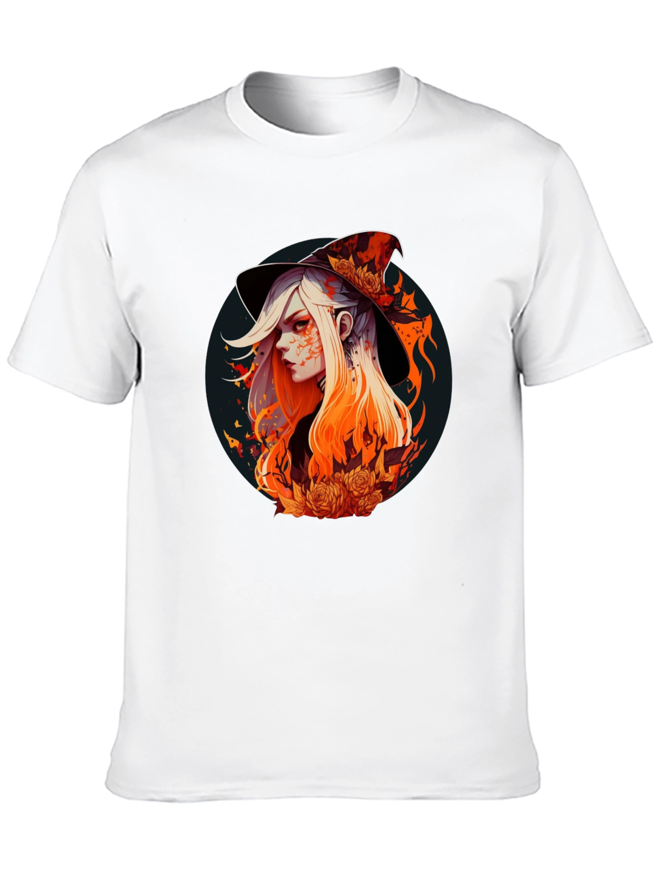 Witch Graphic Tee - Stylish Halloween T-Shirt