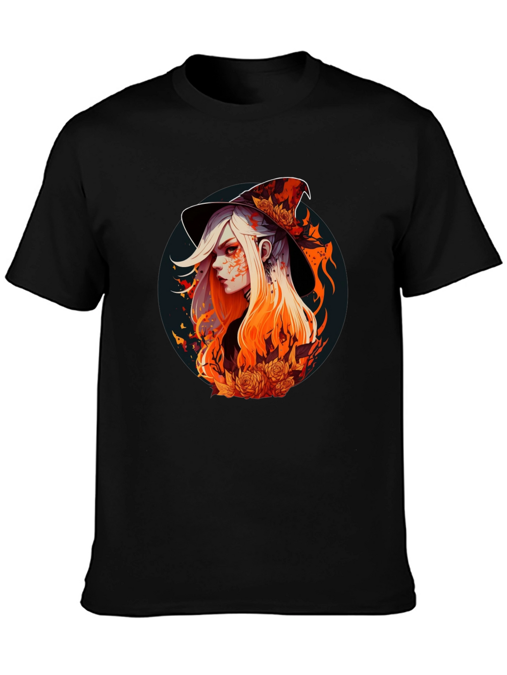 Witch Graphic Tee - Stylish Halloween T-Shirt
