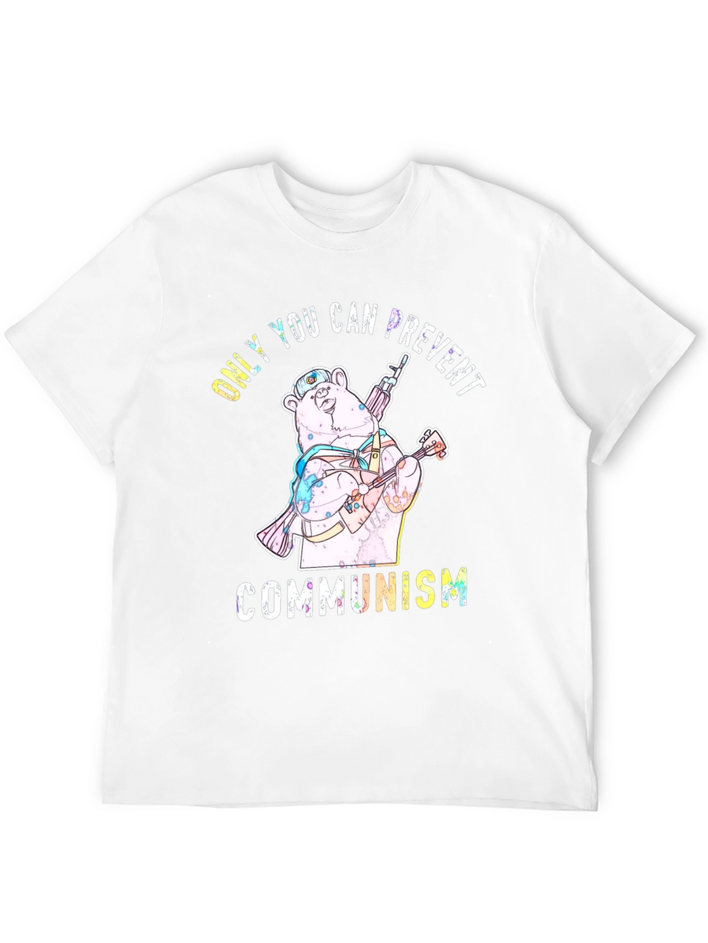 Prevent Communism Bear Graphic Tee
