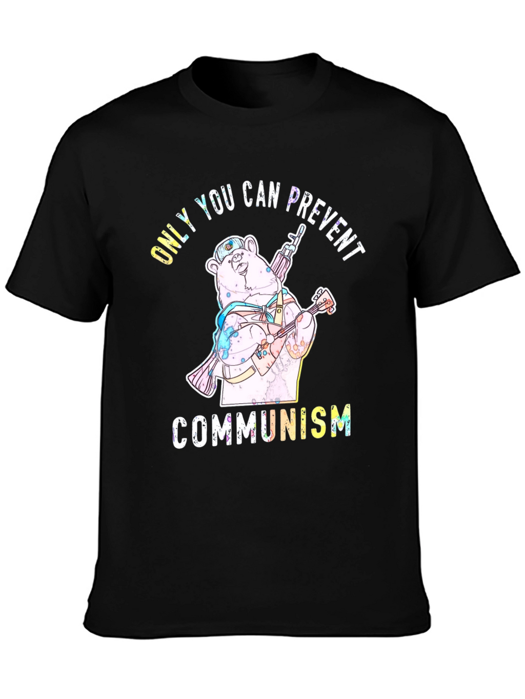 Prevent Communism Bear Graphic Tee