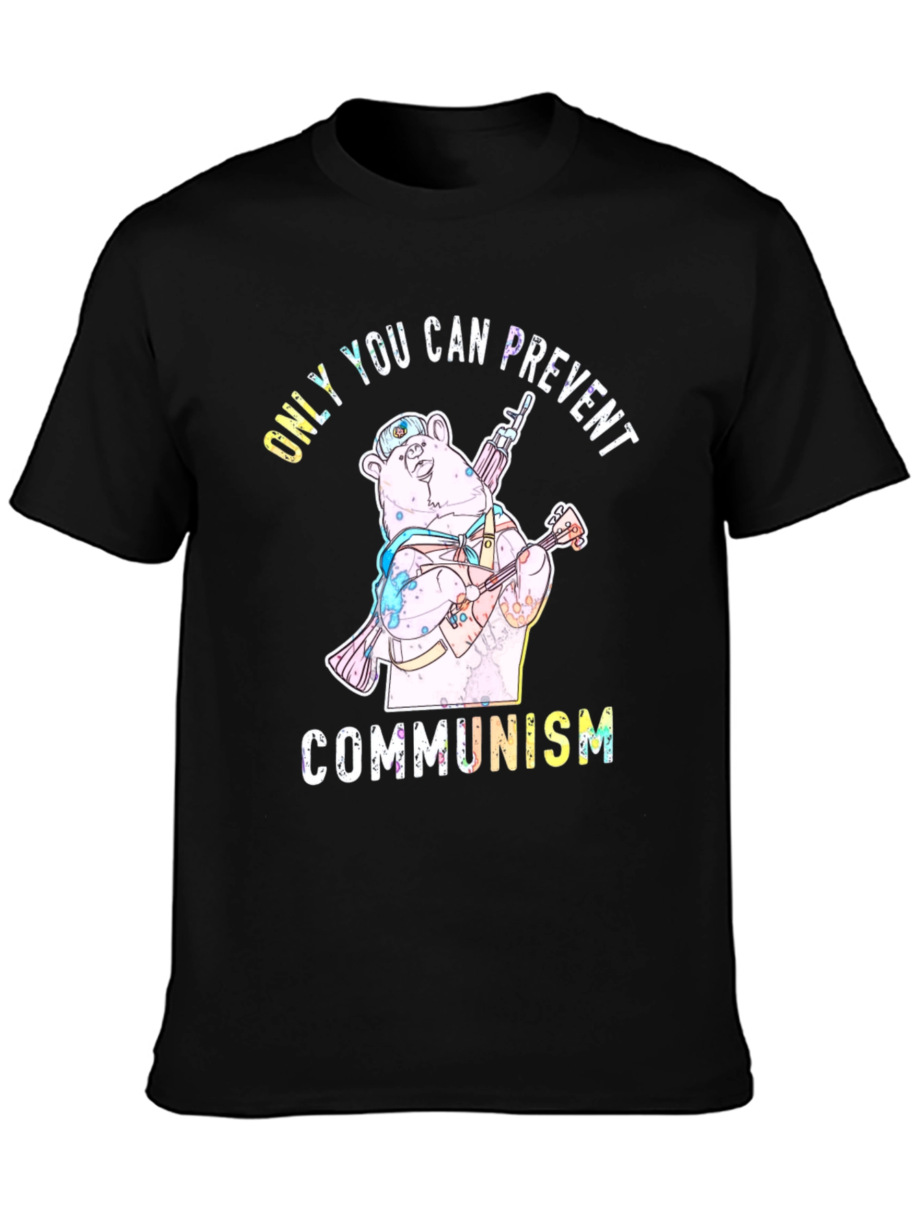 Prevent Communism Bear Graphic Tee