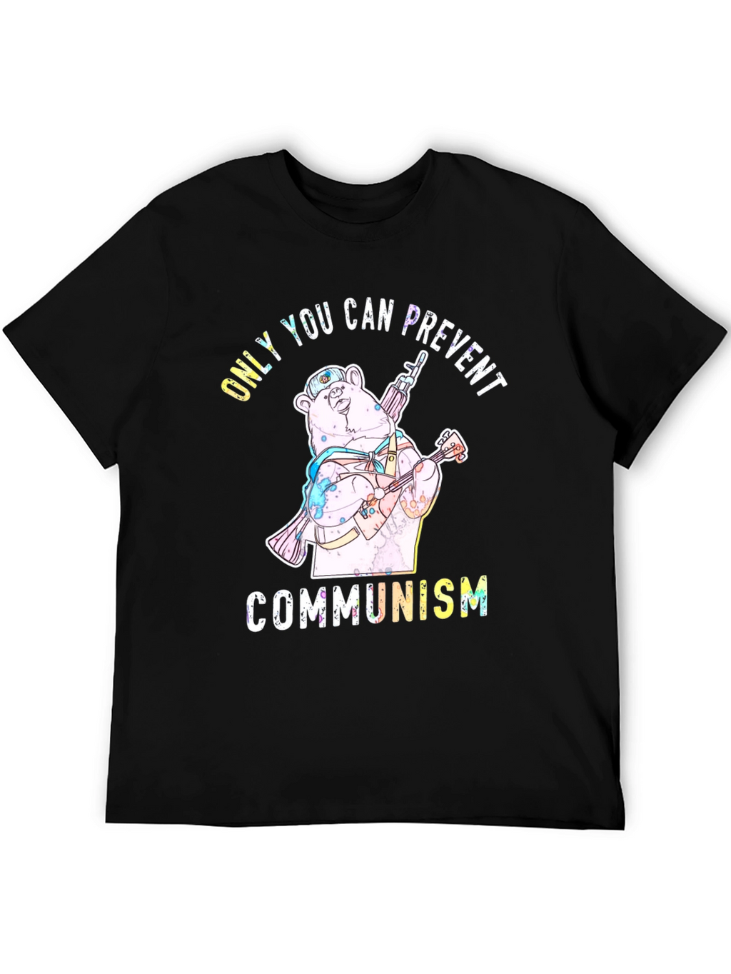 Prevent Communism Bear Graphic Tee