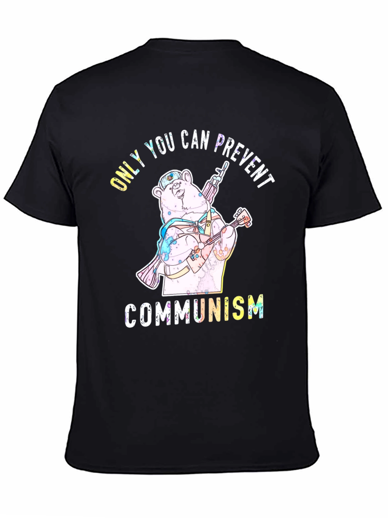 Prevent Communism Bear Graphic Tee