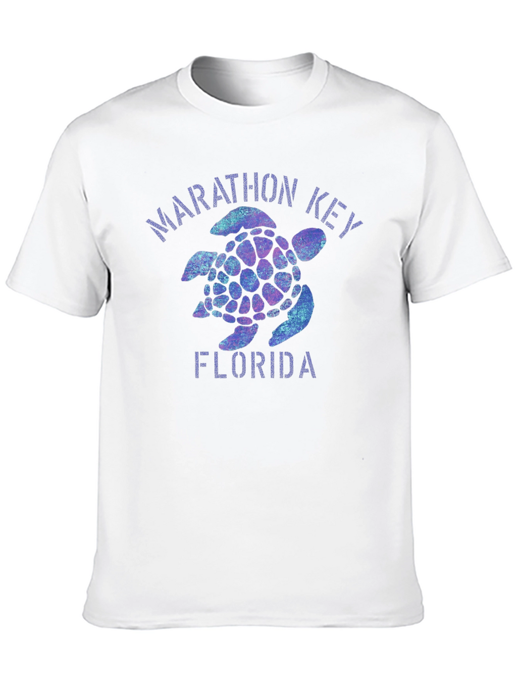 Marathon Key Florida Turtle Graphic T-Shirt