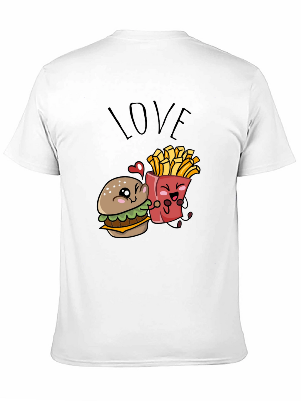Burger & Fries Love T-Shirt