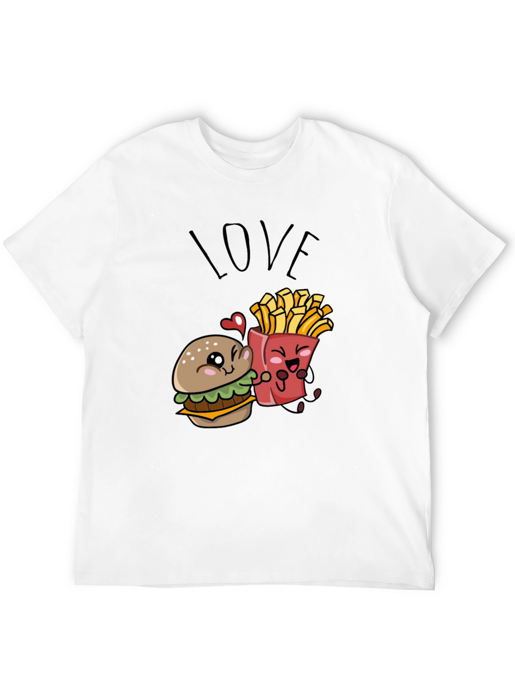 Burger & Fries Love T-Shirt