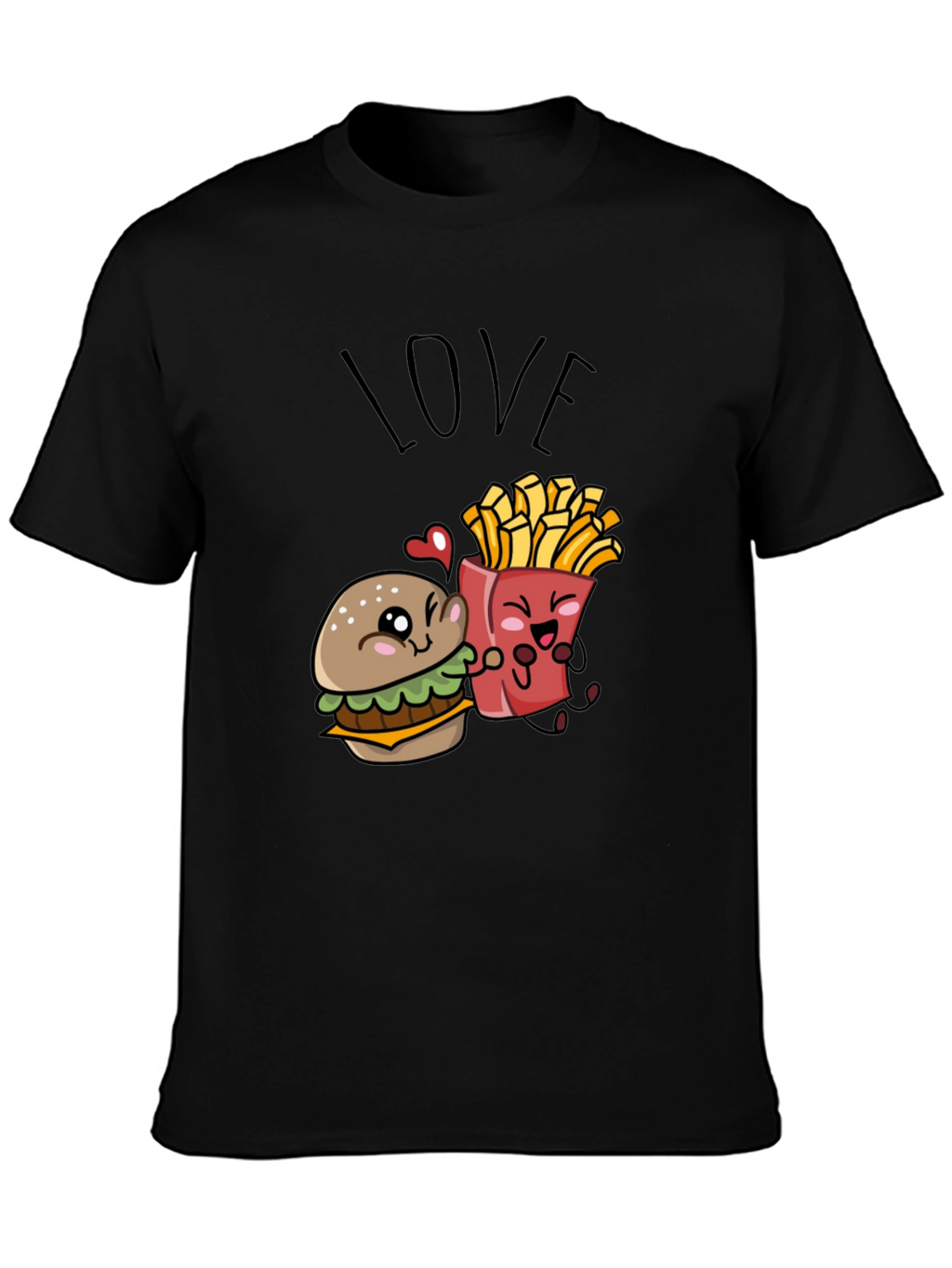 Burger & Fries Love T-Shirt