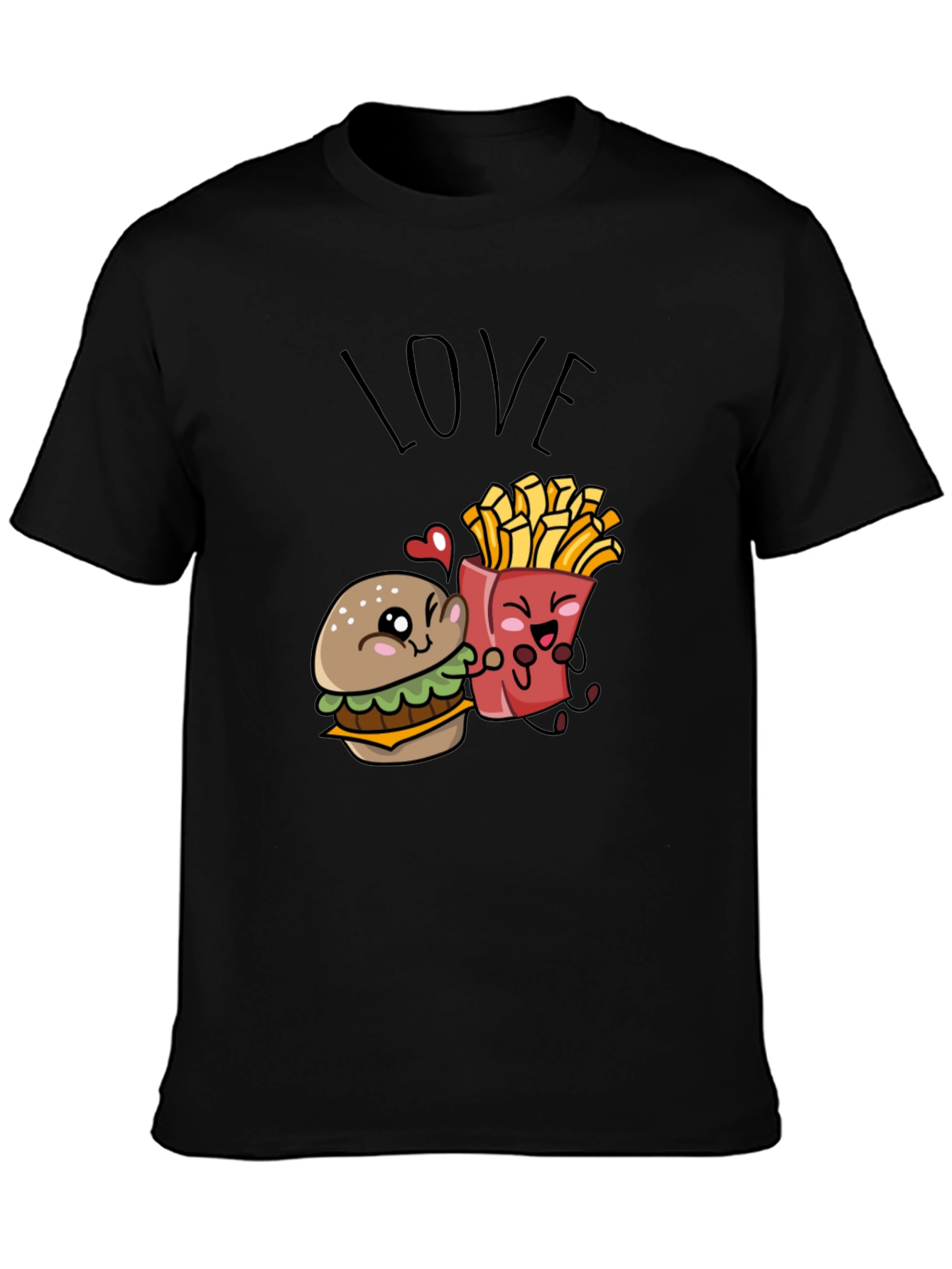Burger & Fries Love T-Shirt