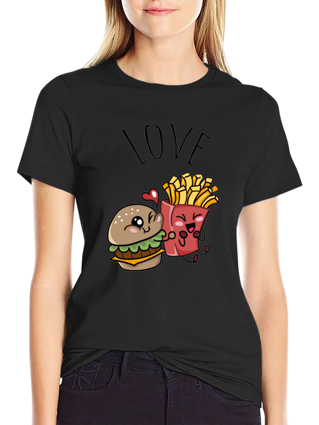 Burger & Fries Love T-Shirt