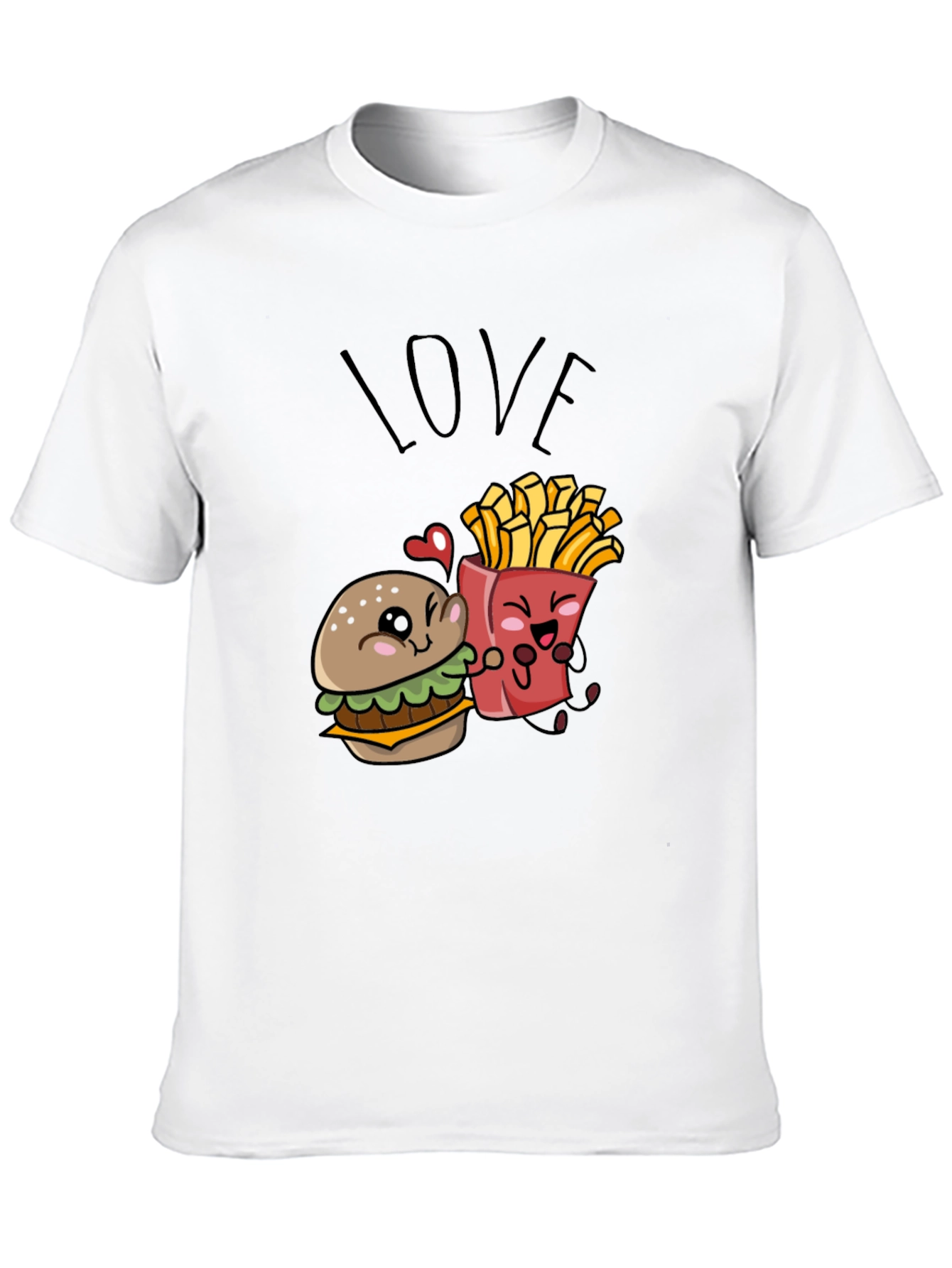 Burger & Fries Love T-Shirt