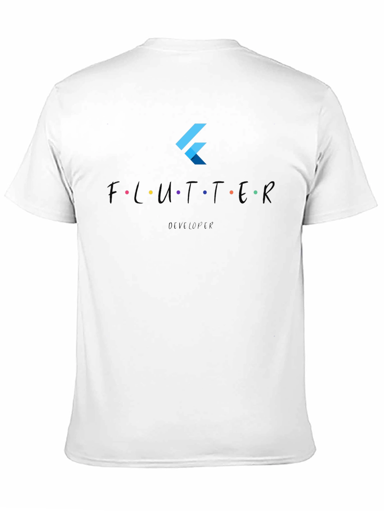 Flutter Developer Black T-Shirt
