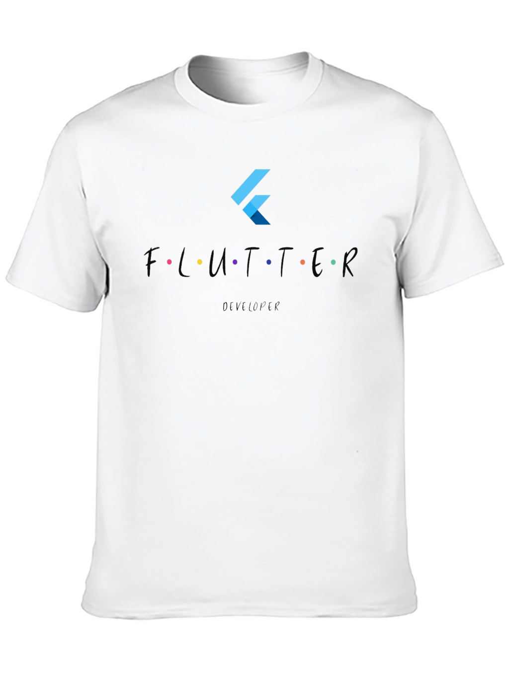 Flutter Developer Black T-Shirt