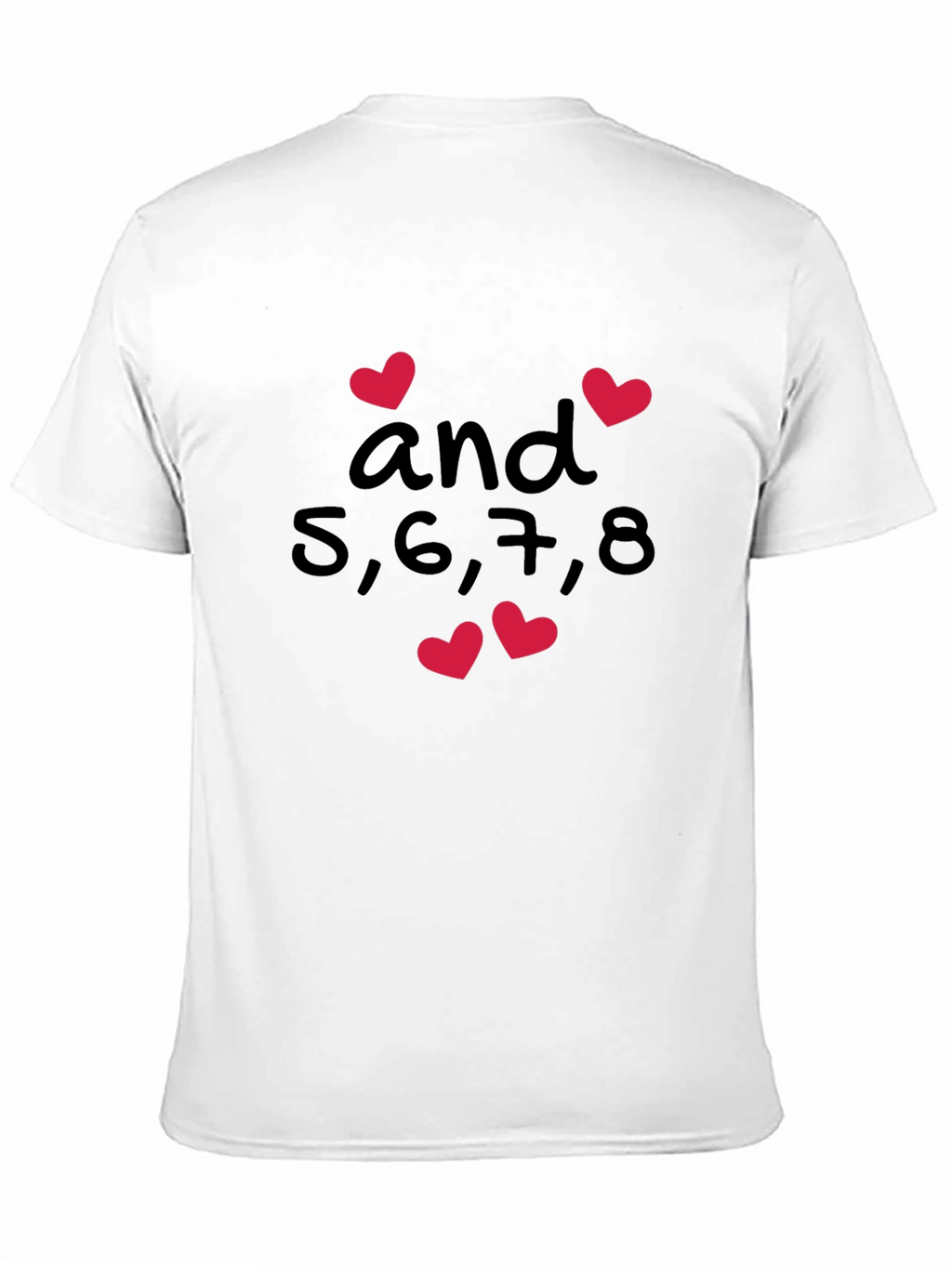 Dance Teacher Shirt - 5678 and Hearts
