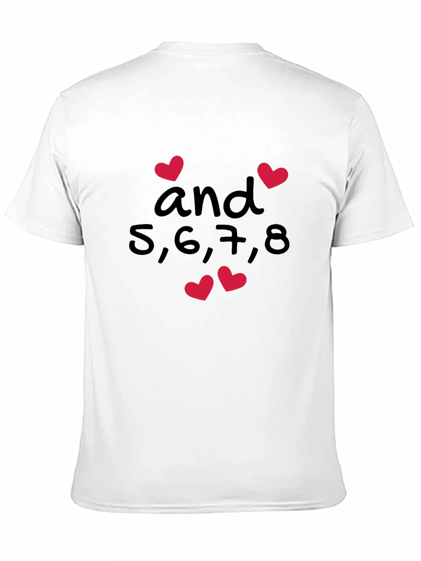 Dance Teacher Shirt - 5678 and Hearts