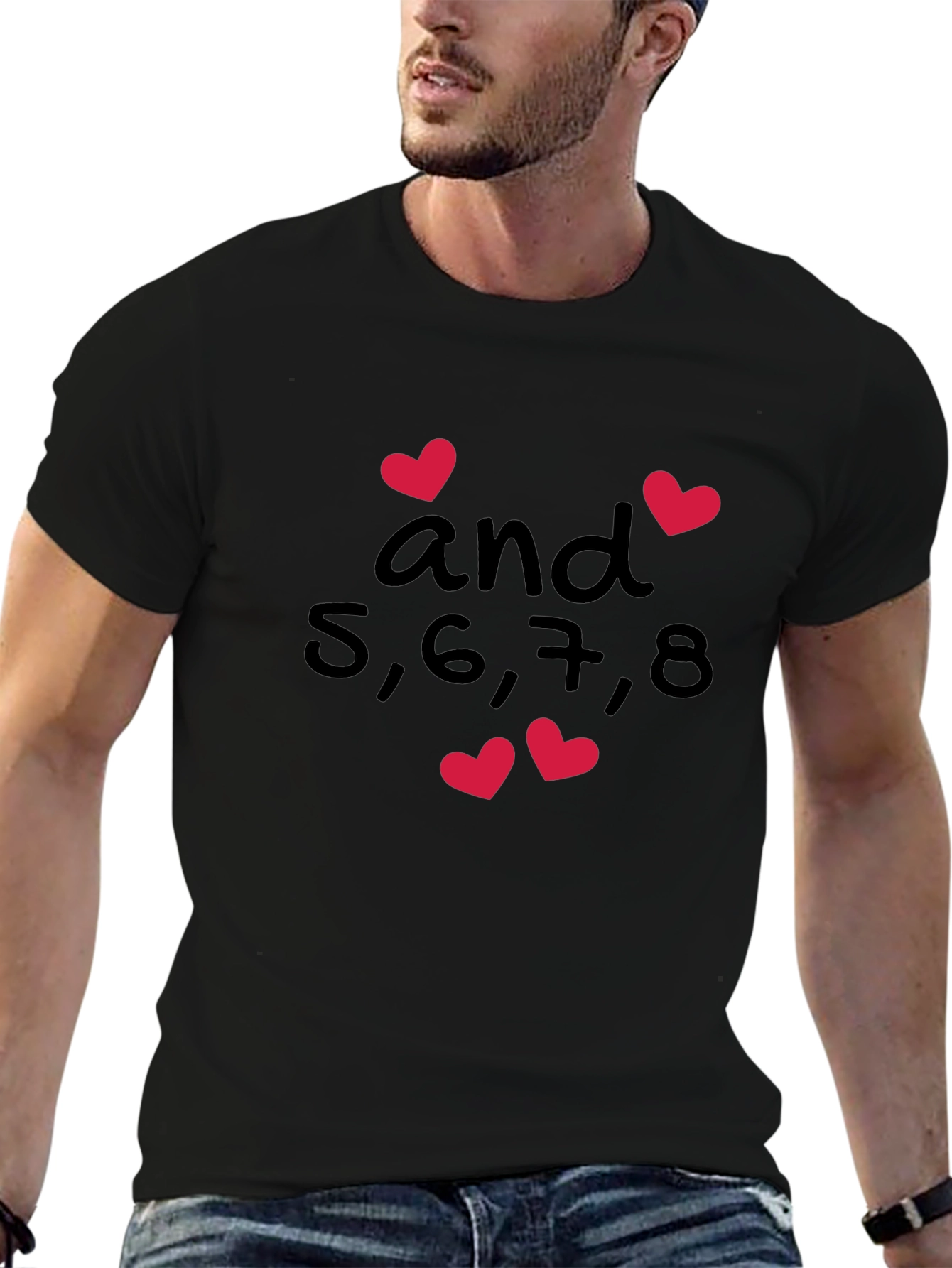 Dance Teacher Shirt - 5678 and Hearts