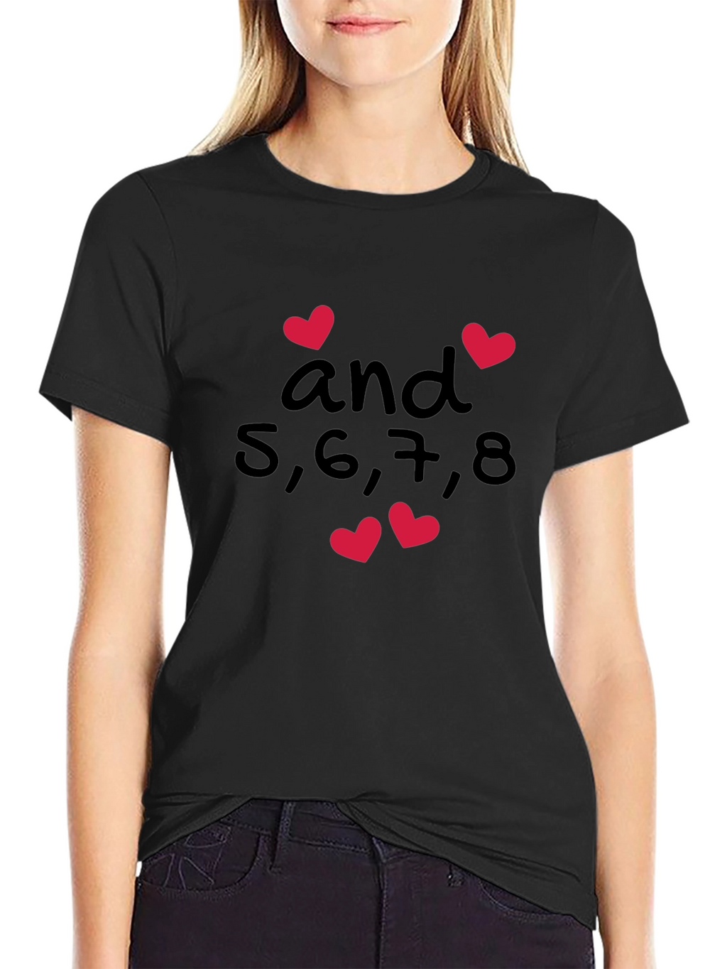 Dance Teacher Shirt - 5678 and Hearts