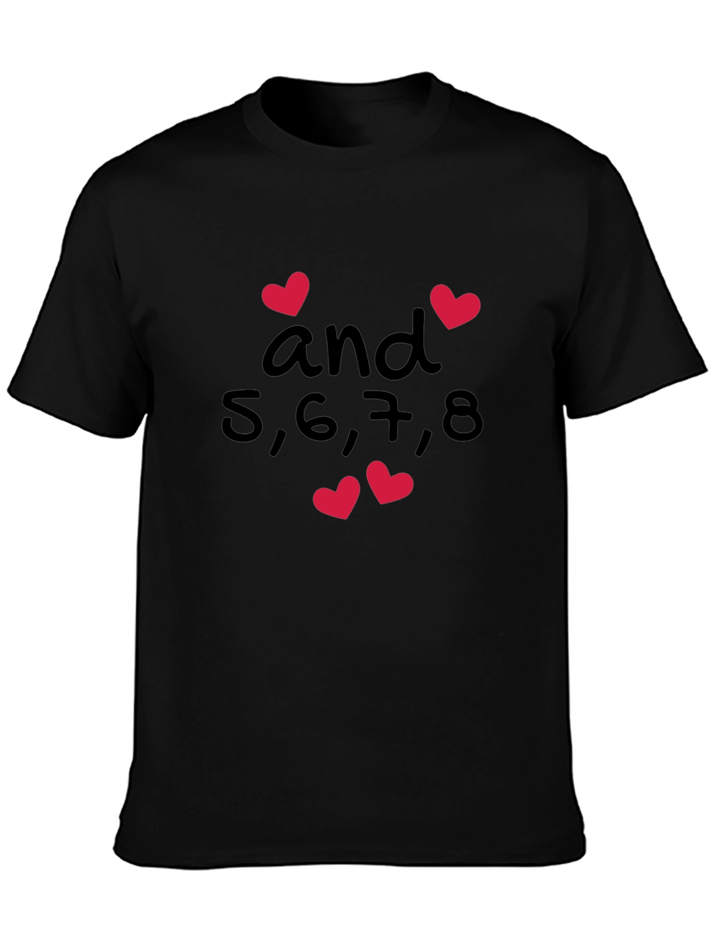 Dance Teacher Shirt - 5678 and Hearts