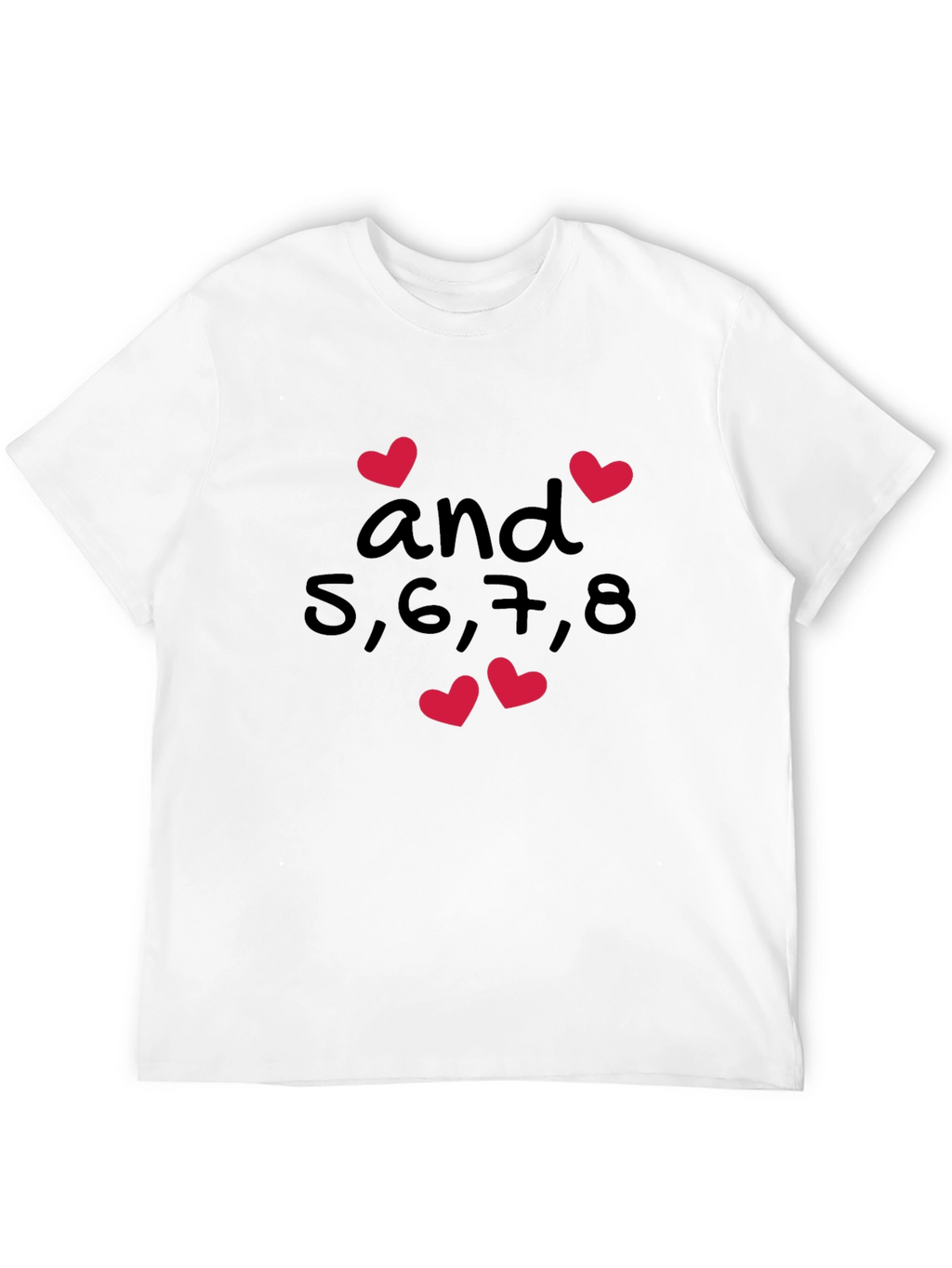 Dance Teacher Shirt - 5678 and Hearts