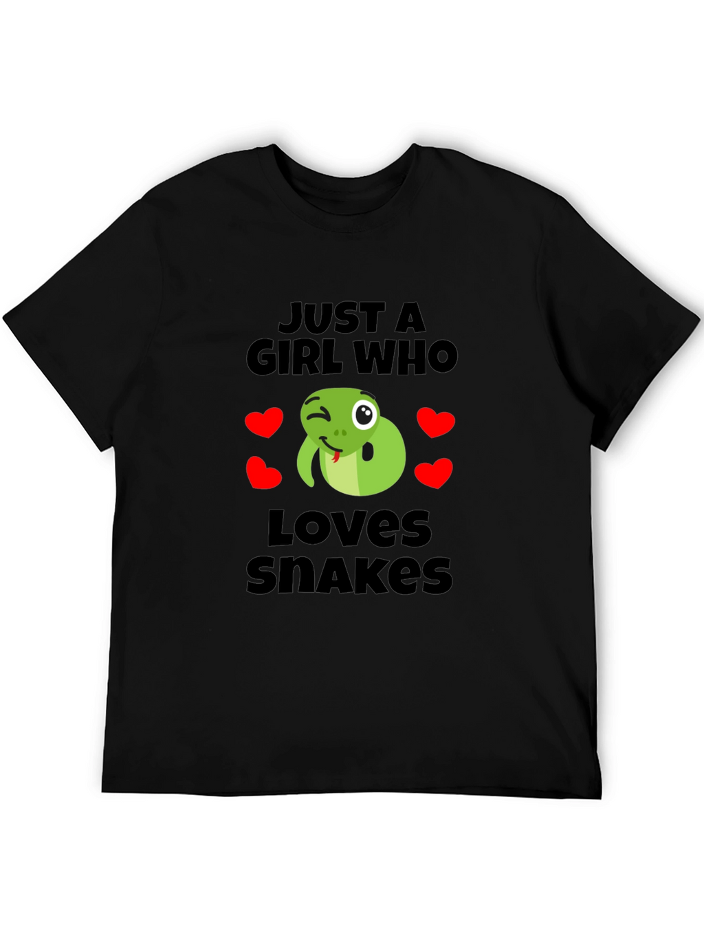 Girl Who Loves Snakes T-Shirt