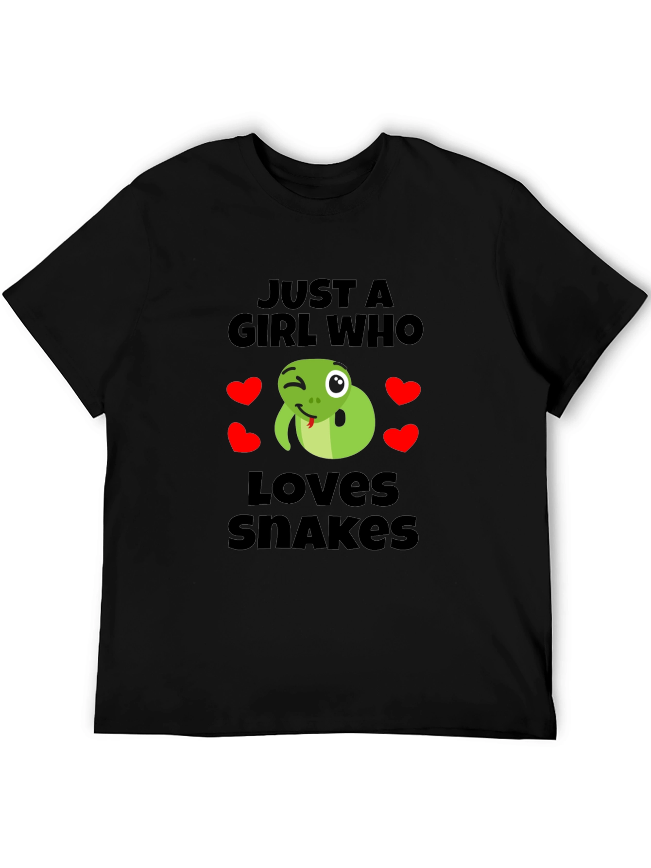 Girl Who Loves Snakes T-Shirt