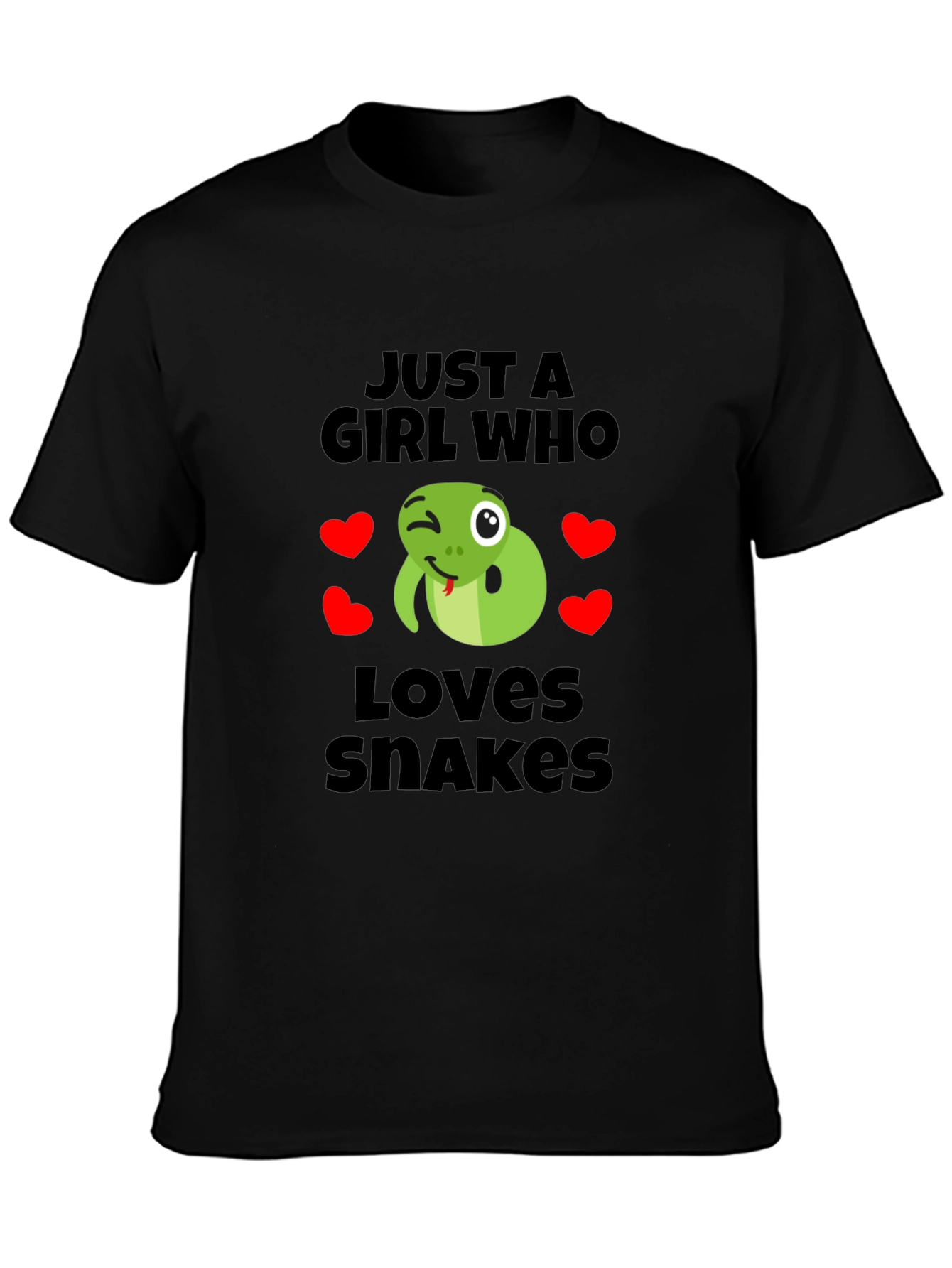 Girl Who Loves Snakes T-Shirt
