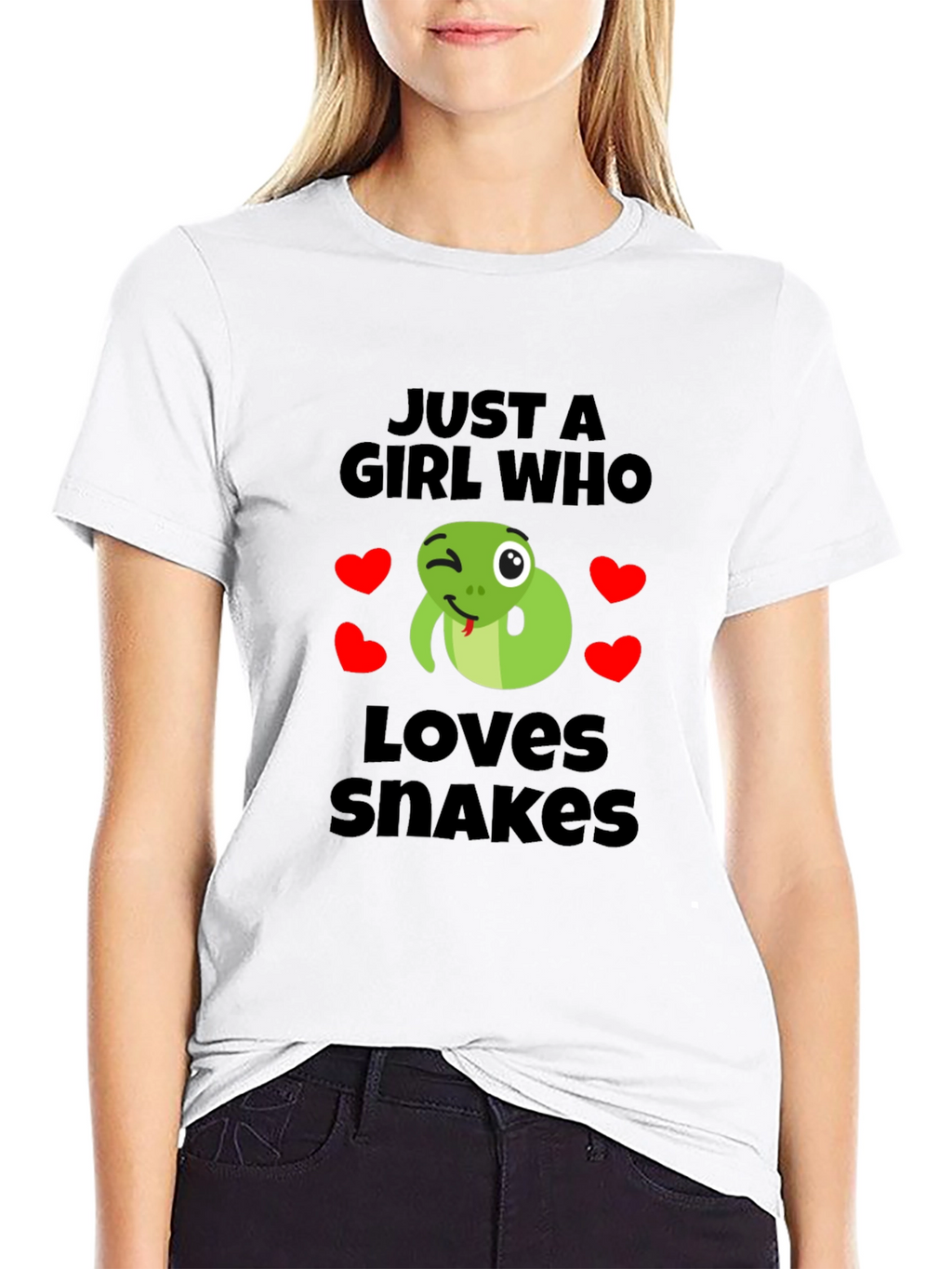 Girl Who Loves Snakes T-Shirt