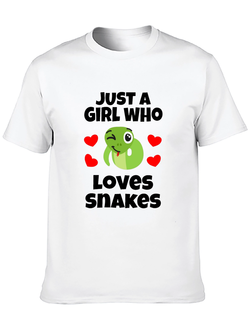Girl Who Loves Snakes T-Shirt
