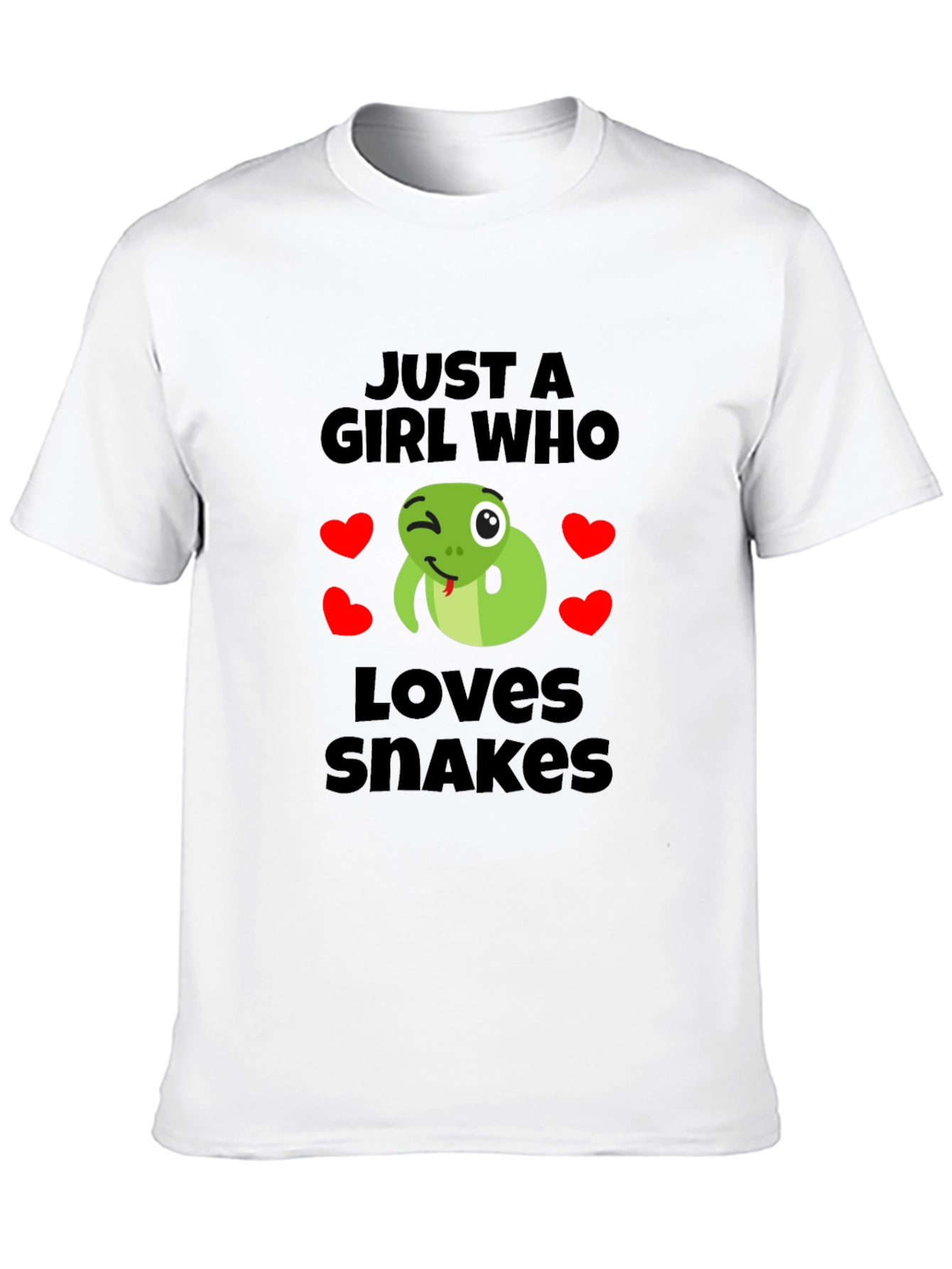 Girl Who Loves Snakes T-Shirt