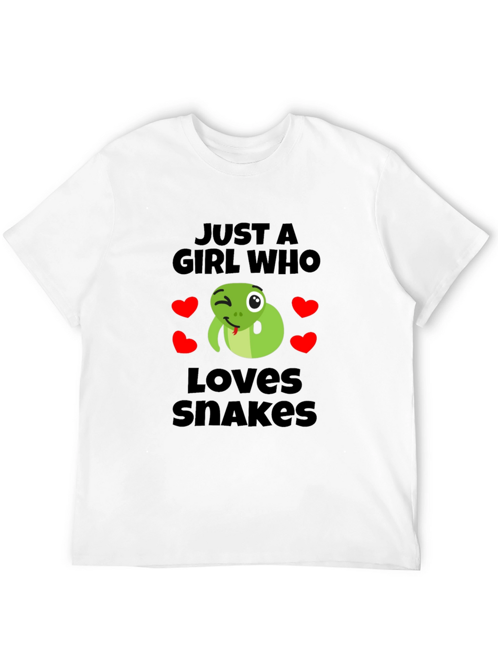 Girl Who Loves Snakes T-Shirt