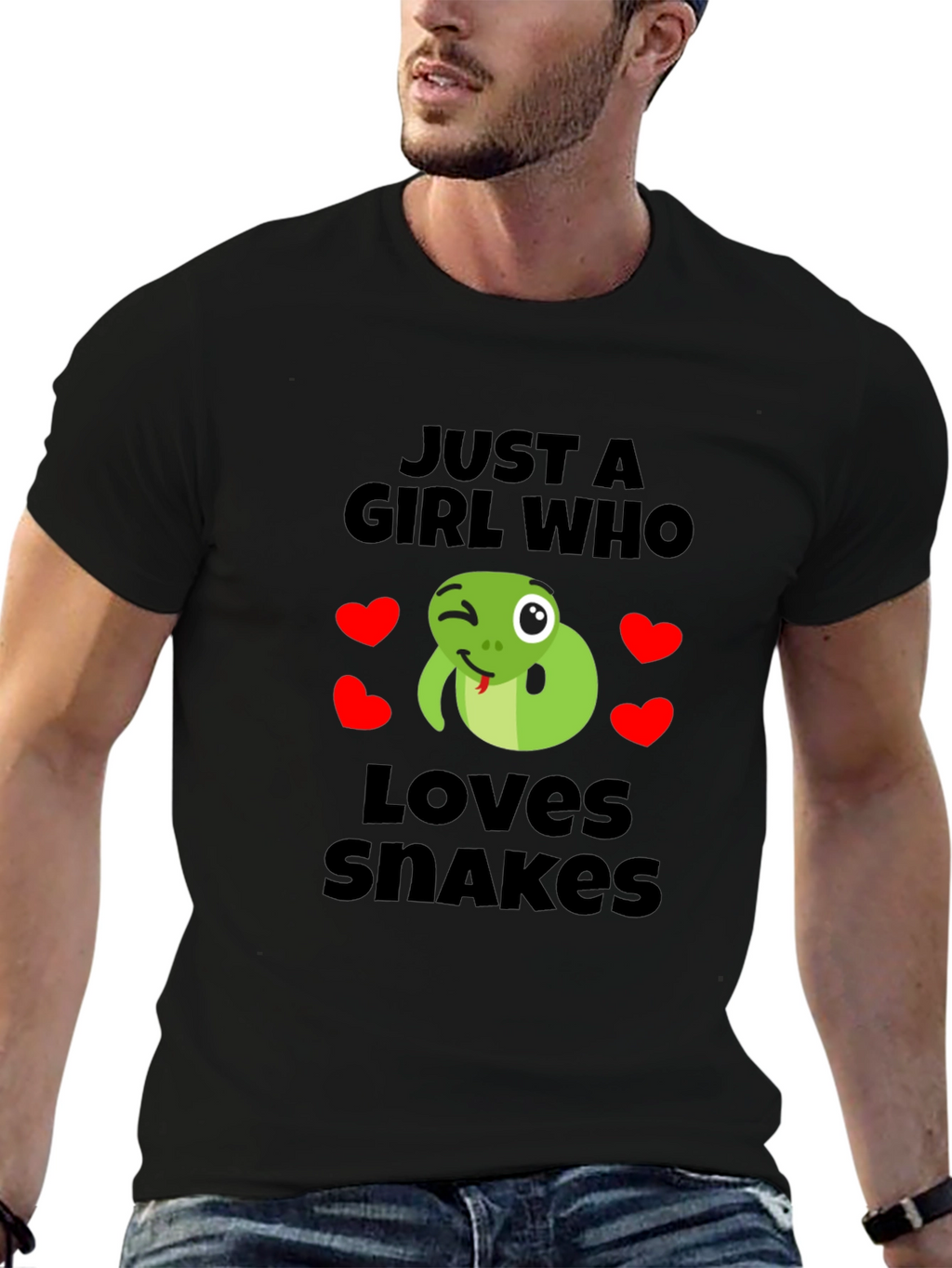Girl Who Loves Snakes T-Shirt