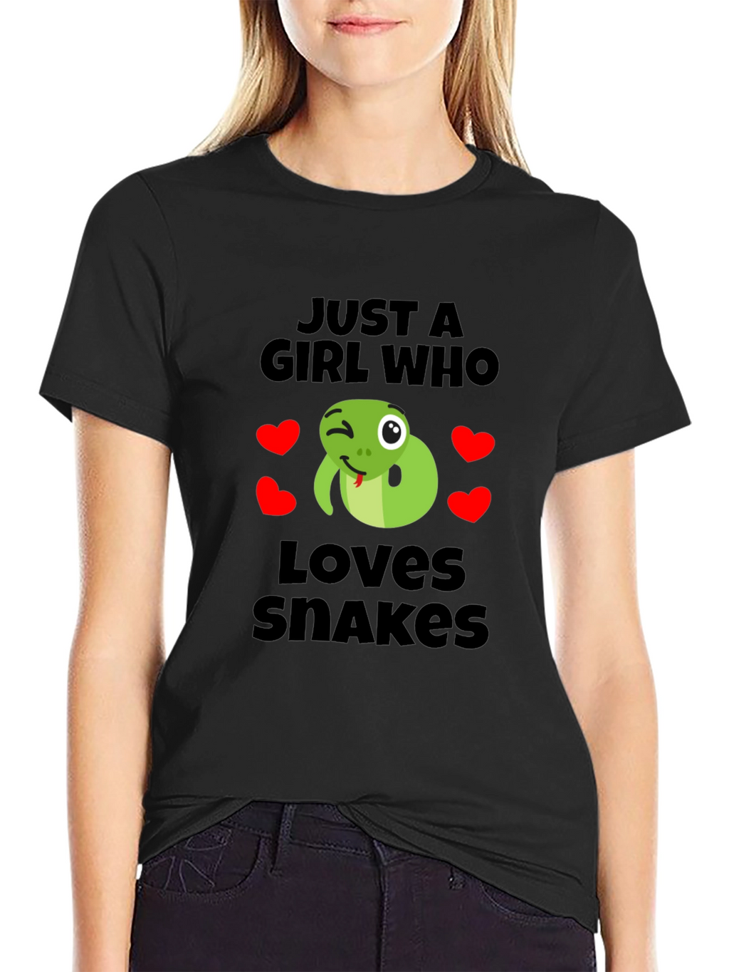 Girl Who Loves Snakes T-Shirt