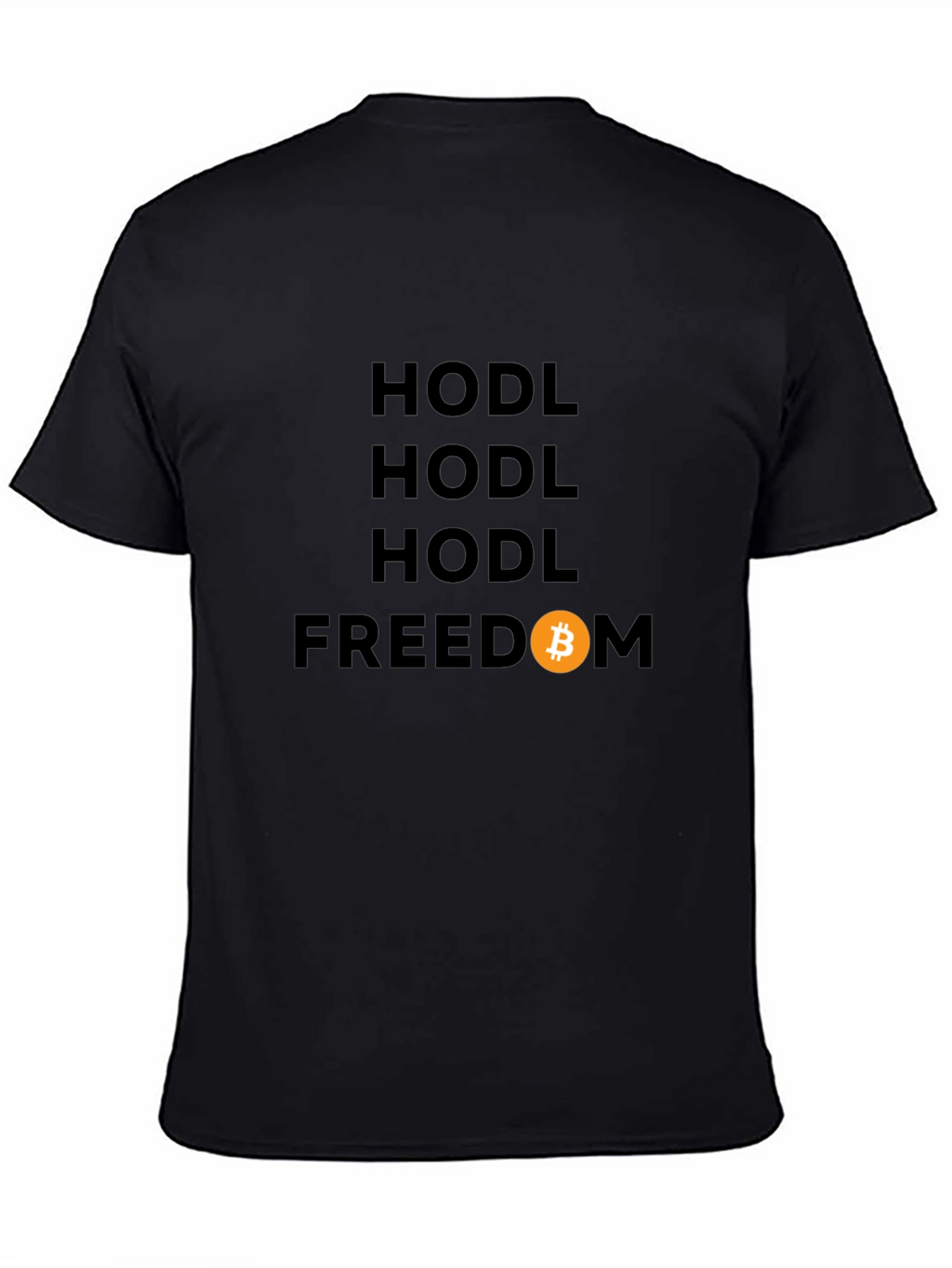 HODL Freedom Bitcoin Graphic T-Shirt