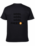 HODL Freedom Bitcoin Graphic T-Shirt