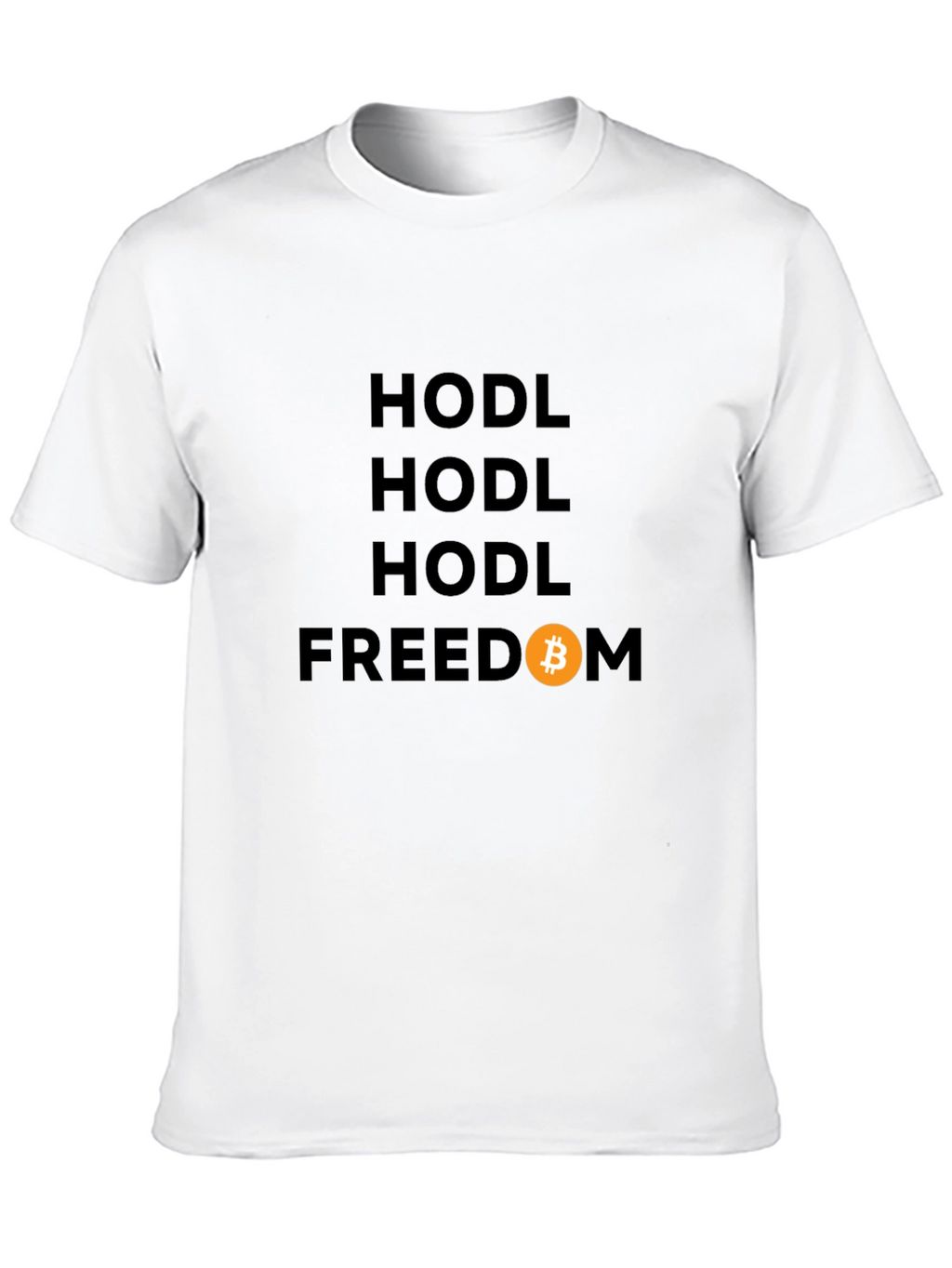HODL Freedom Bitcoin Graphic T-Shirt