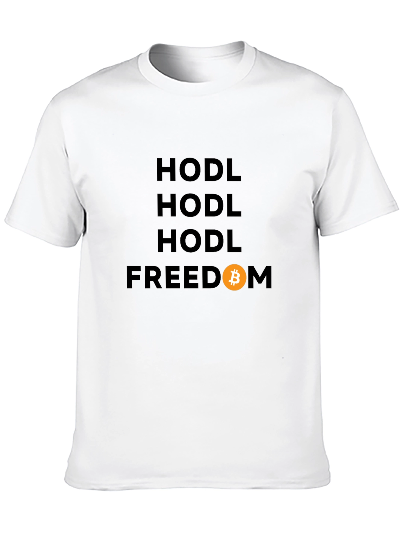 HODL Freedom Bitcoin Graphic T-Shirt