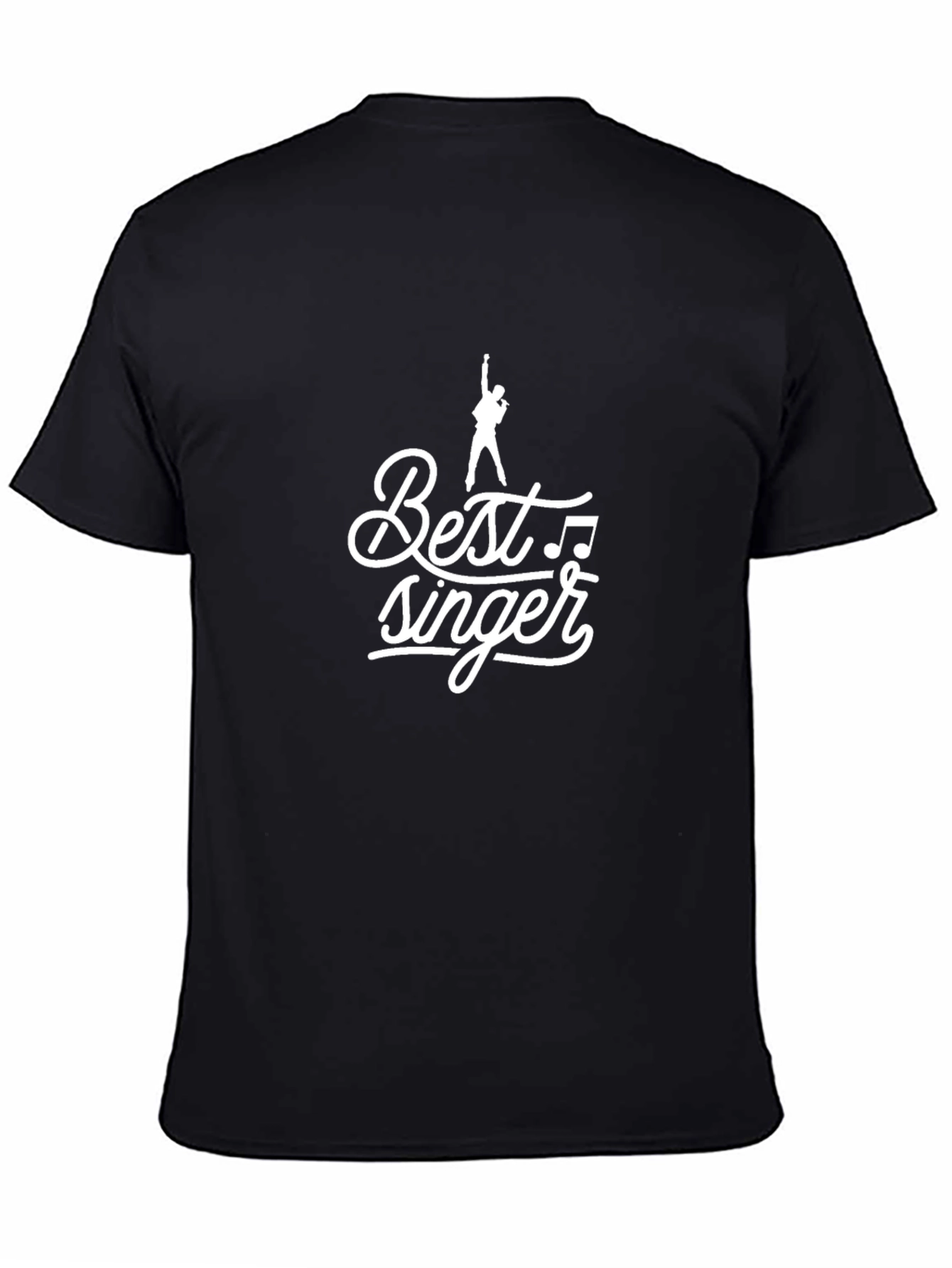 Best Singer Graphic Tee - Stylish Black T-Shirt