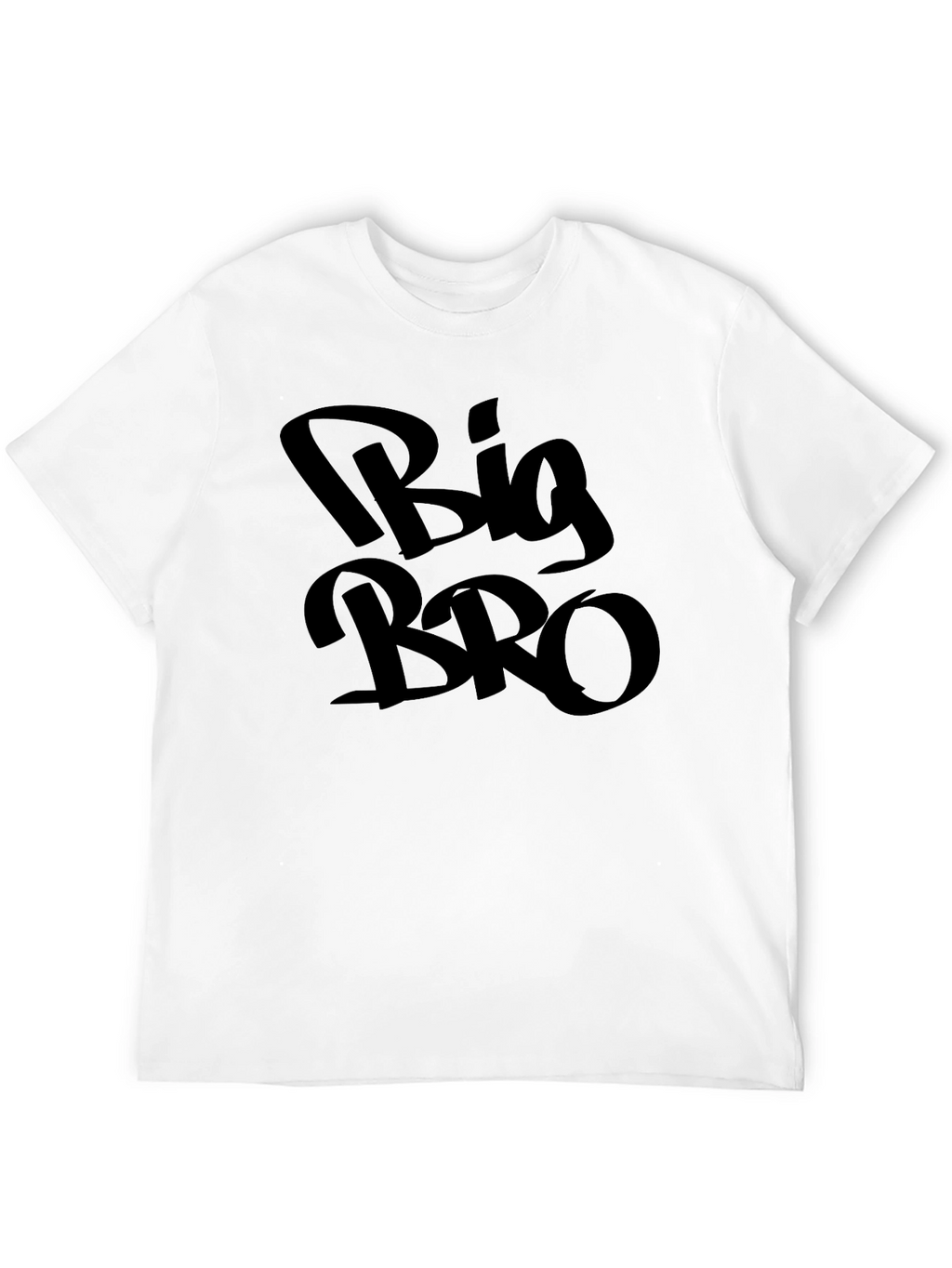 Big Bro Black Graphic Tee - Mens Casual T-Shirt