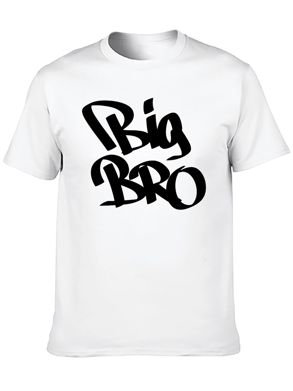 Big Bro Black Graphic Tee - Mens Casual T-Shirt