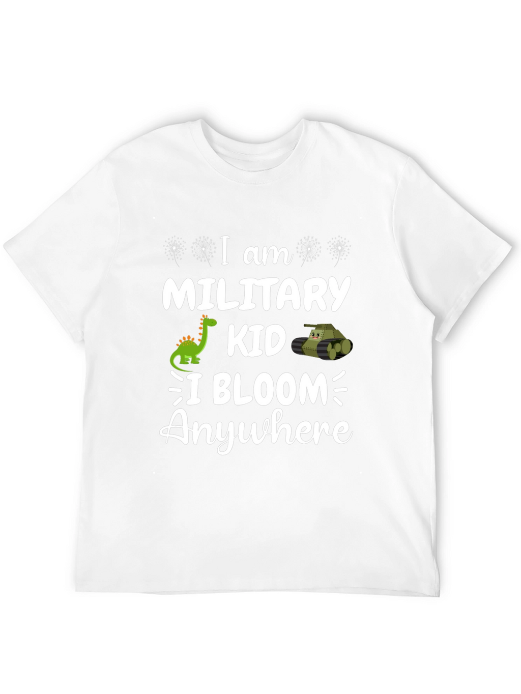 Military Kid T-Shirt: I Bloom Anywhere