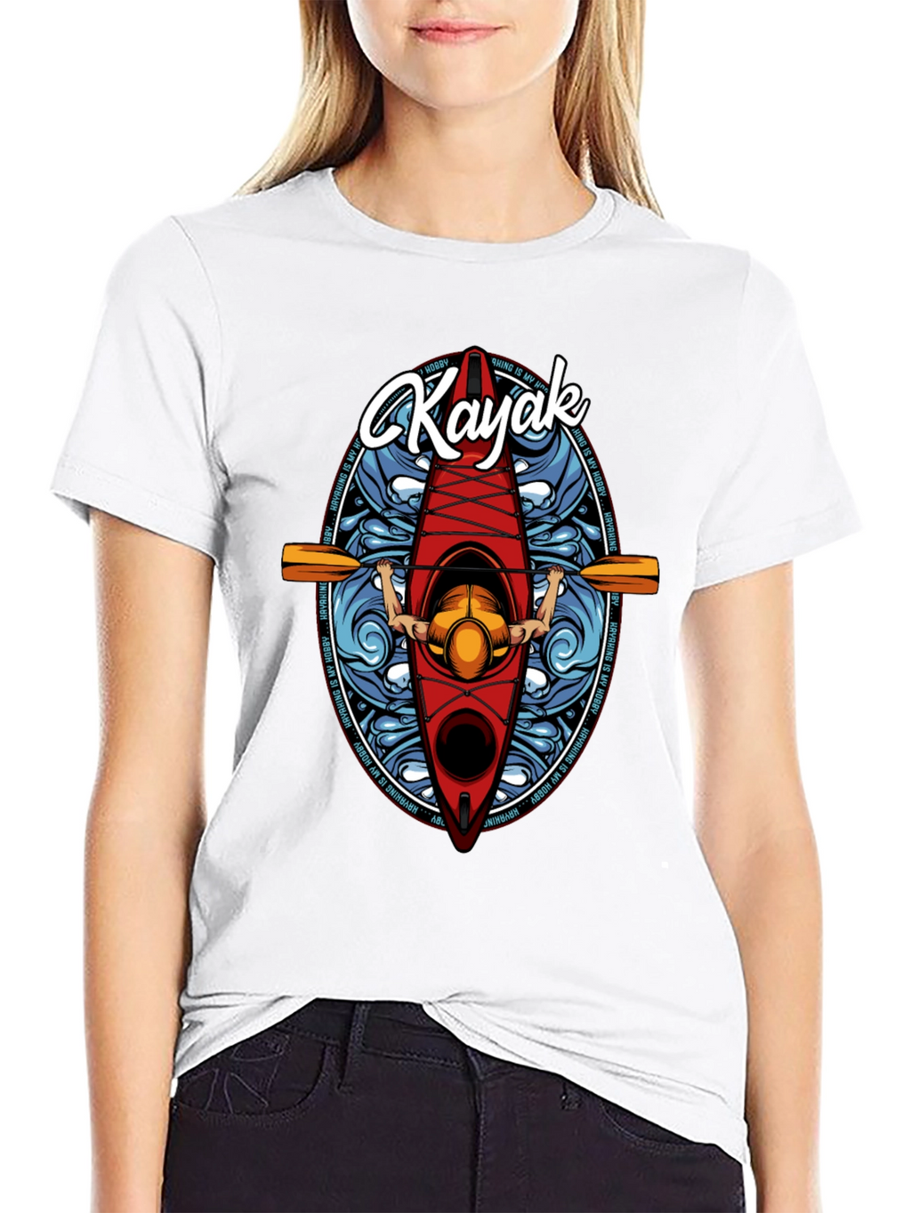 Kayaking Hobby Graphic Tee