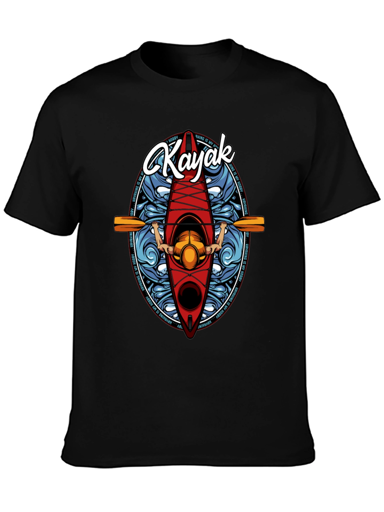 Kayaking Hobby Graphic Tee