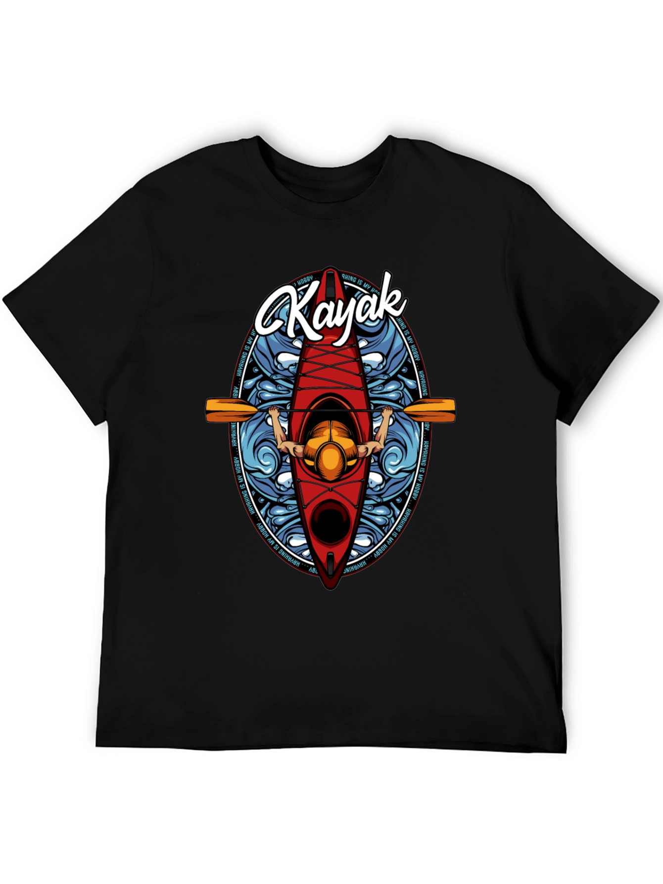 Kayaking Hobby Graphic Tee
