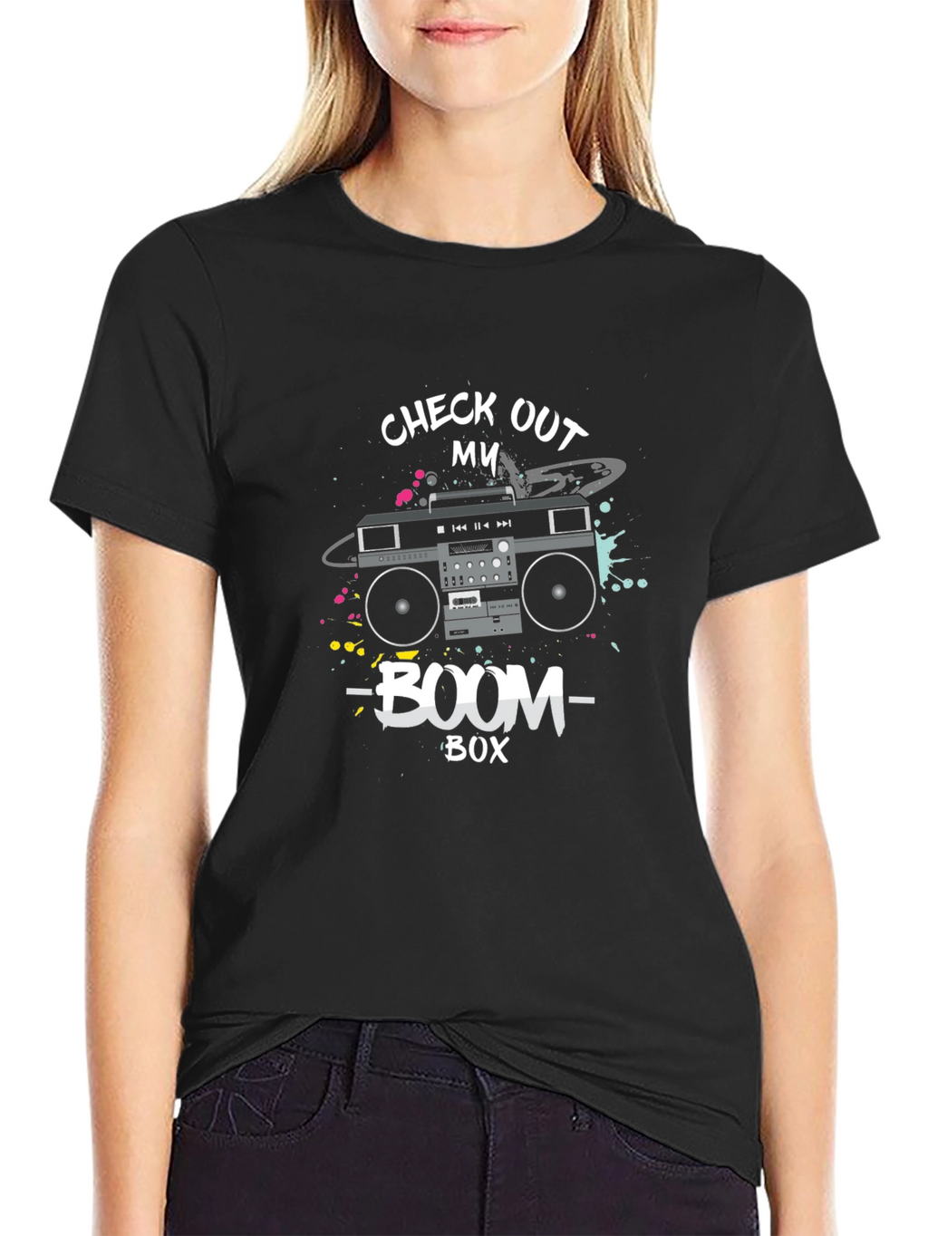 Retro Boombox Graphic Tee