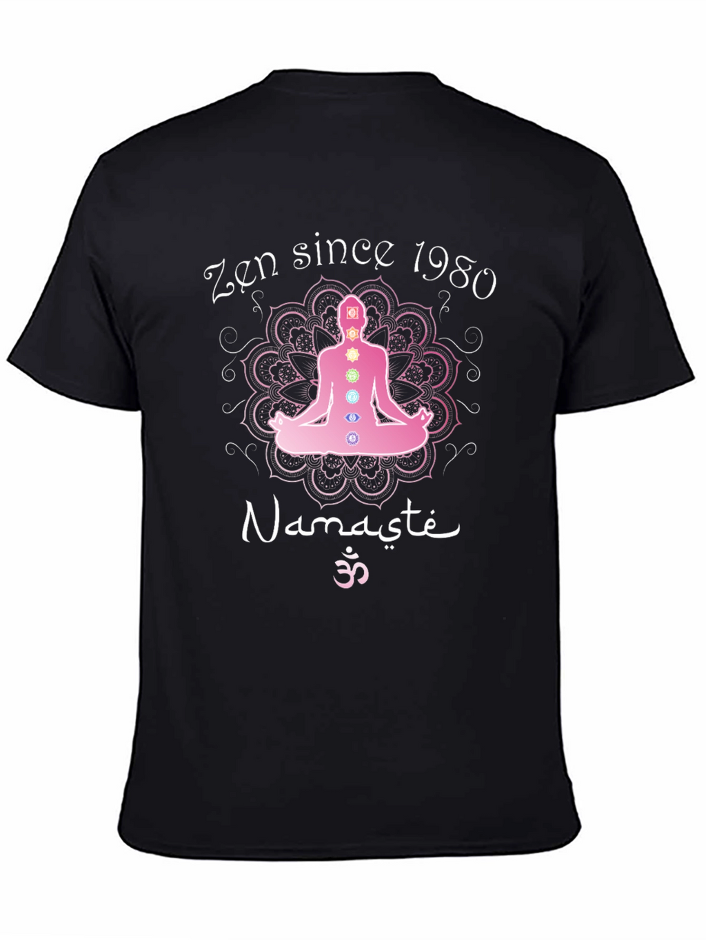 Zen Since 1980 Namaste Graphic T-Shirt